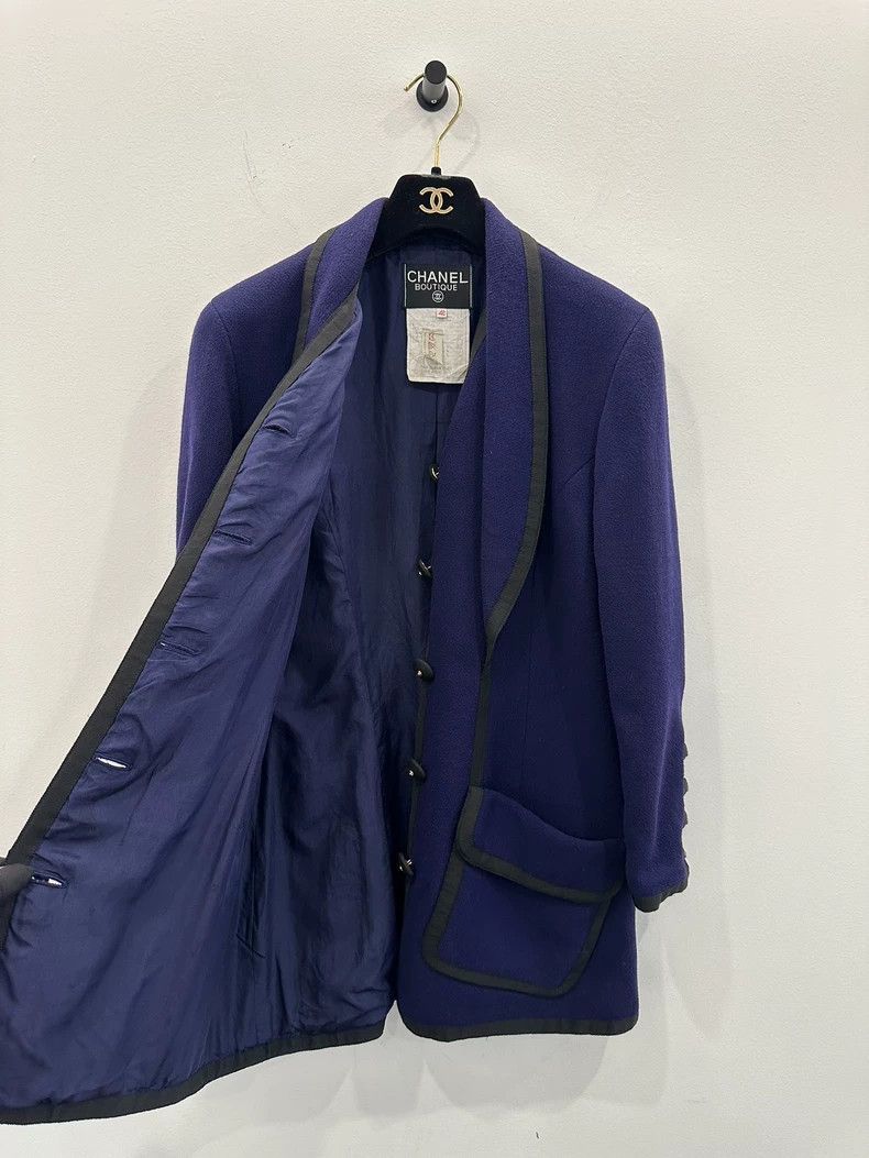 Chanel Chanel Women's Blue Suit Jacket -2505 Size US M / EU 48-50 / 2 - 3 Thumbnail