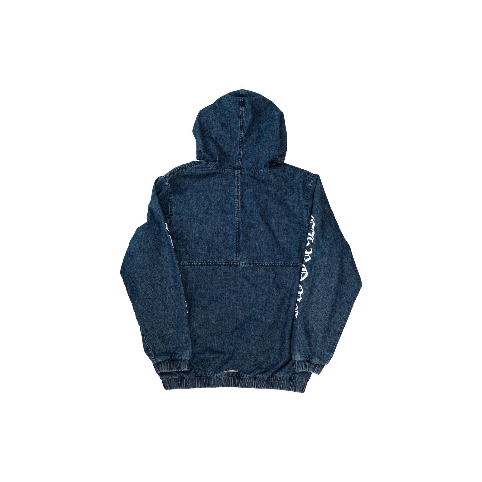 Chrome Hearts Leather Cemetery Triple Cross Denim Quarter-Zip Jacket Size US M / EU 48-50 / 2 - 2 Thumbnail