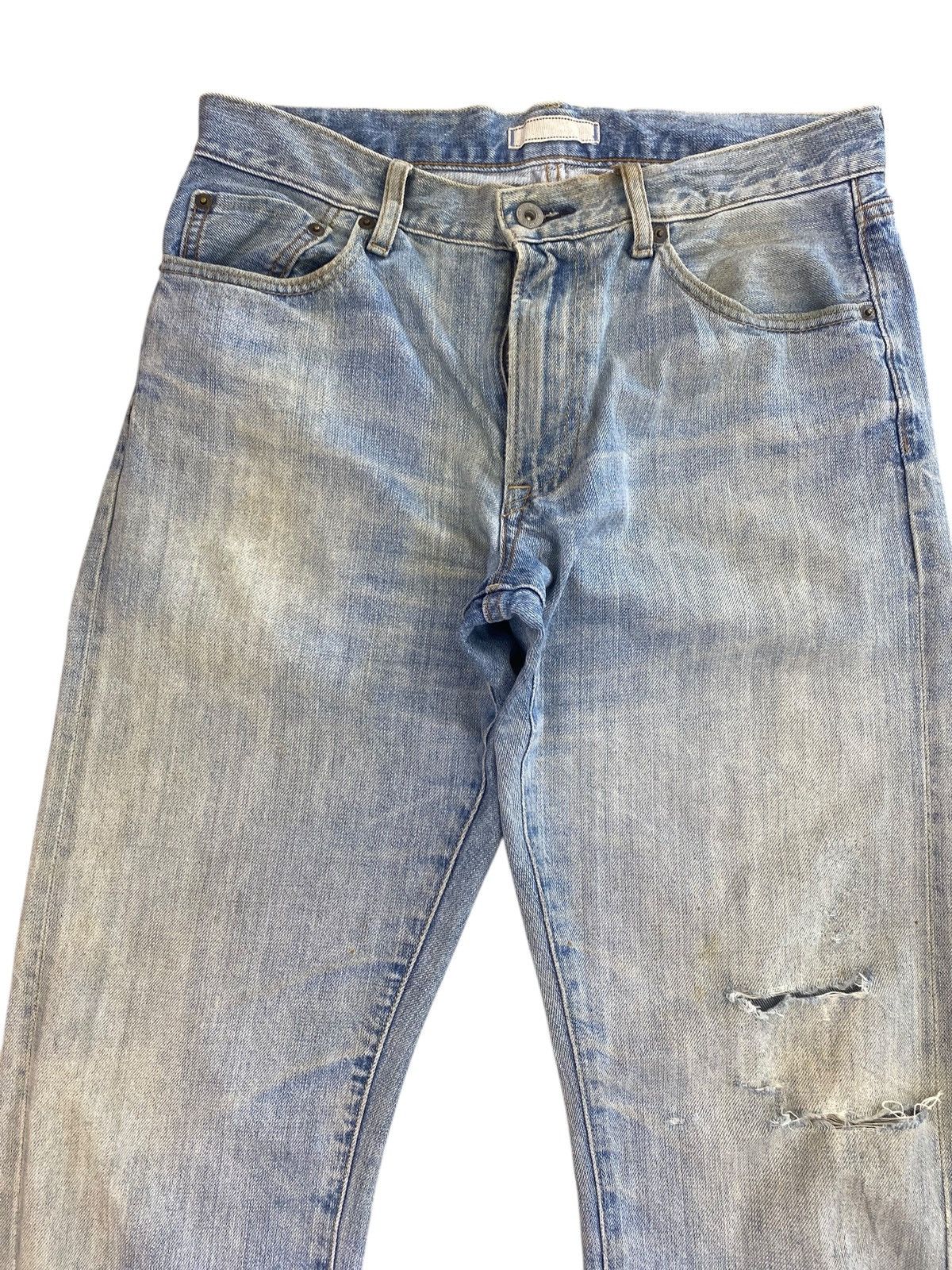 Uniqlo Uniqlo Faded Mud Wash Style Selvedge Jeans Size US 32 / EU 48 - 2 Thumbnail