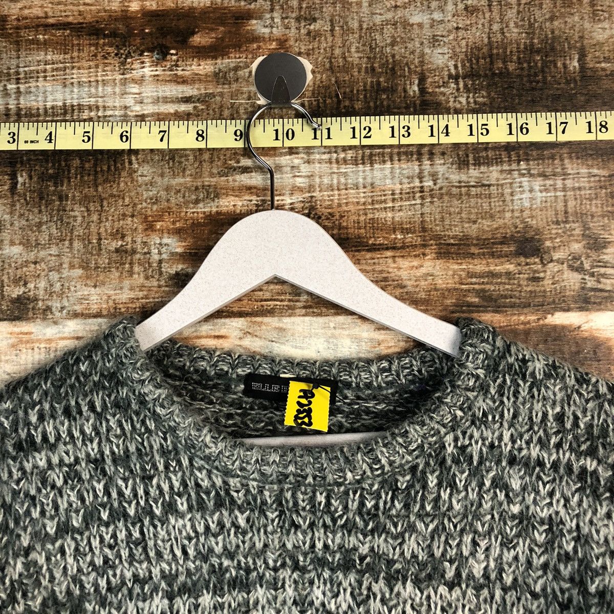 Homespun Knitwear × Japanese Brand Elle Piere vintage Grey Knitwear #A2353 Size M / US 6-8 / IT 42-44 - 4 Thumbnail