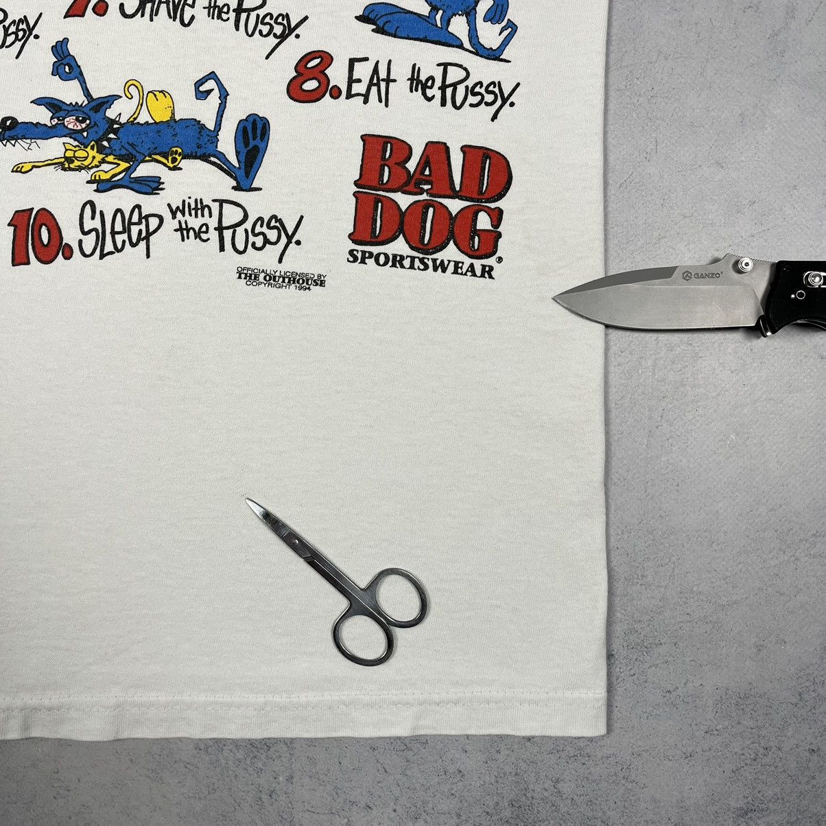Vintage Vintage Bad Dog Top Ten List Dirty Humor T shirt 1994 Size US S / EU 44-46 / 1 - 10 Thumbnail