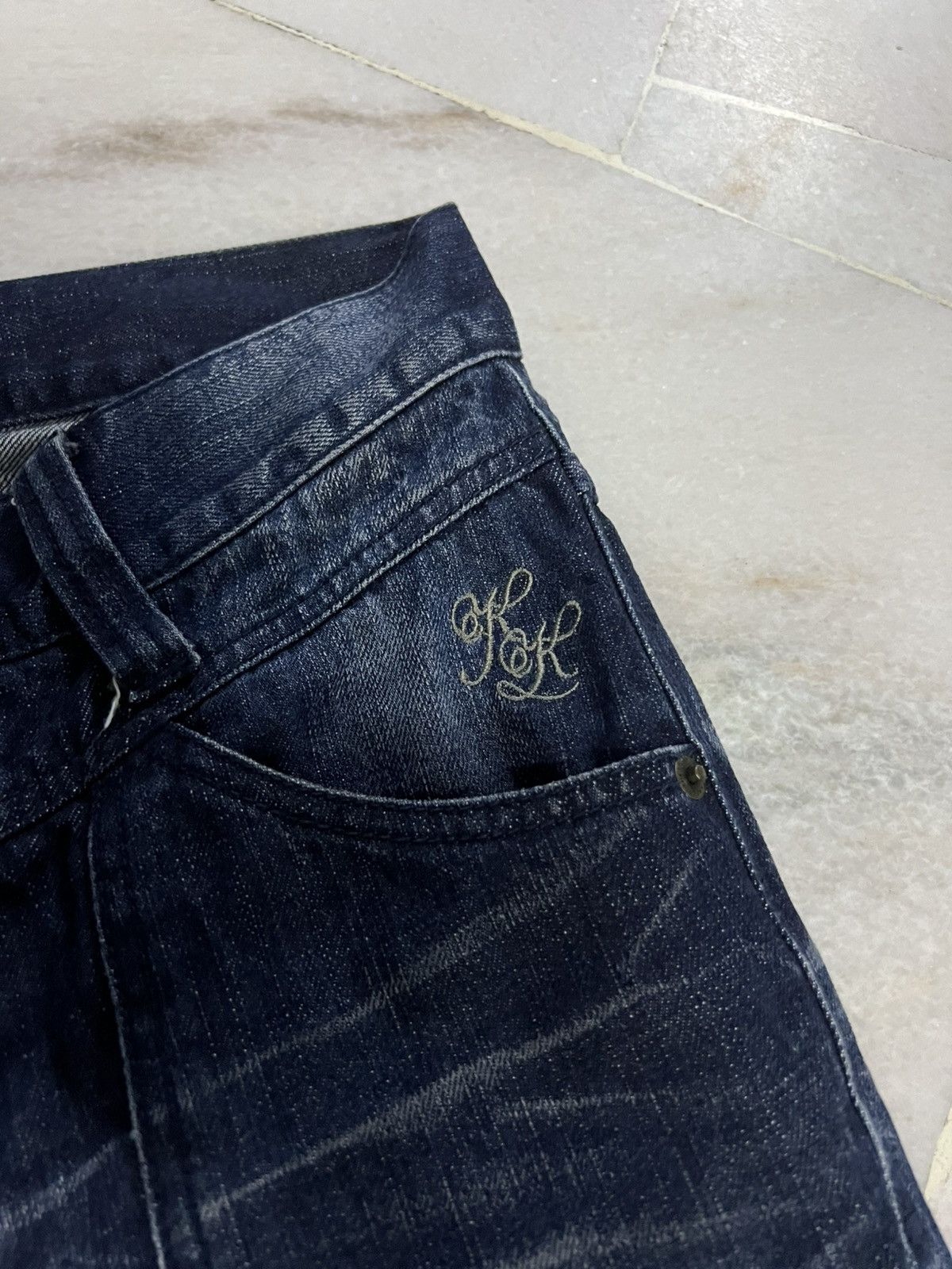 Japanese Brand 💥Vintage 90’s Style Karl Kani Double Knee Distress Jean Size US 30 / EU 46 - 8 Thumbnail