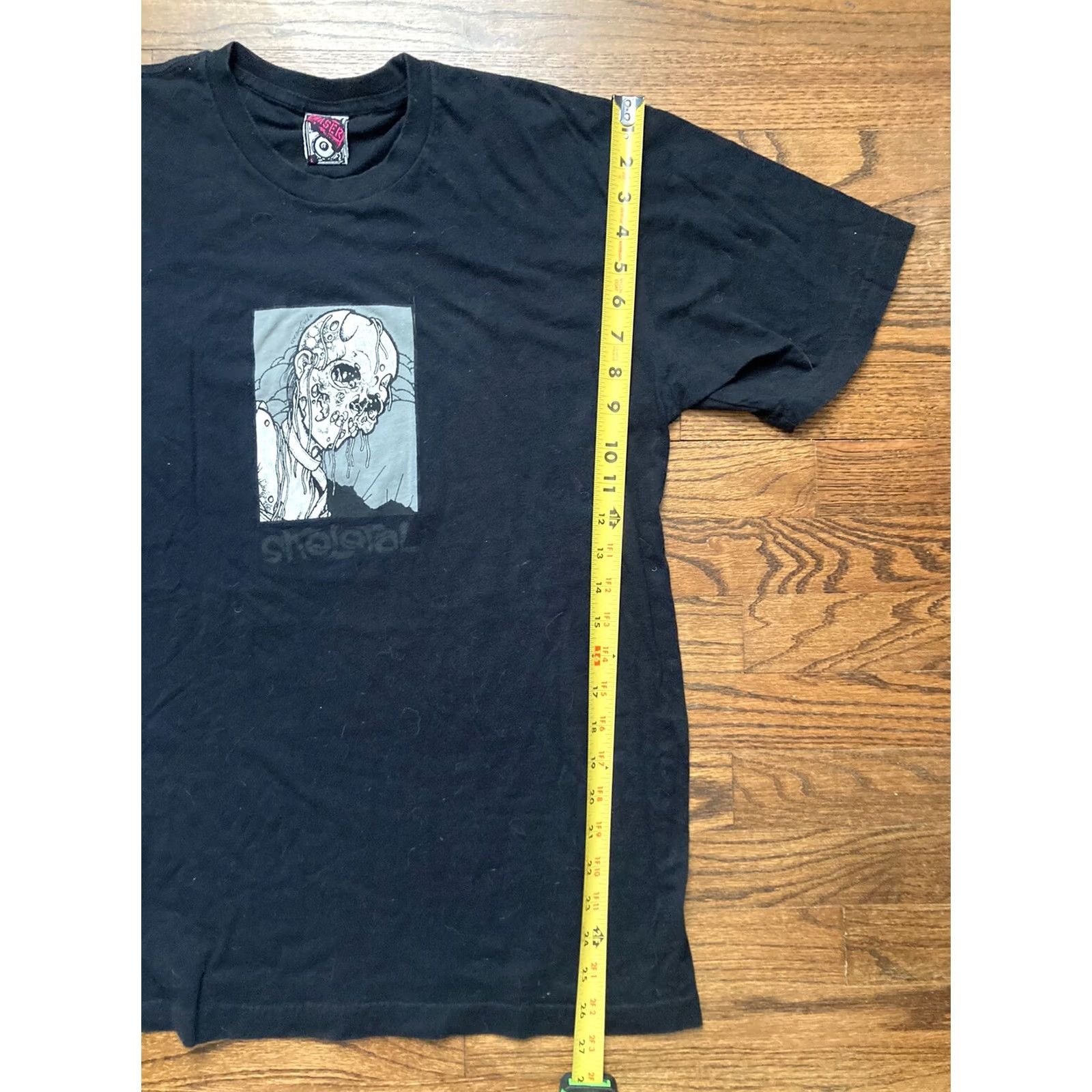 Vintage VINTAGE Chaser Shirt Black Sz Large Skull Zombie Gore Death Metal Band Mens SKELETAL Size US L / EU 52-54 / 3 - 5 Thumbnail