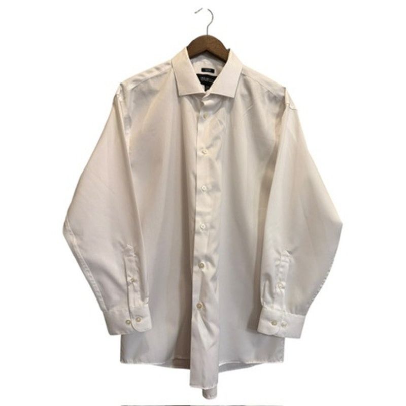 Kenneth Cole Awearness Kenneth Cole Men's Cream White Shirt 17.5 32/33 Size US L / EU 52-54 / 3 - 1 Thumbnail
