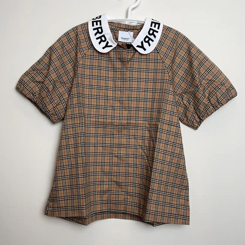 Burberry Burberry Brown Cotton Women's Dress Size XXS / US 00 / IT 34 - 1 Thumbnail