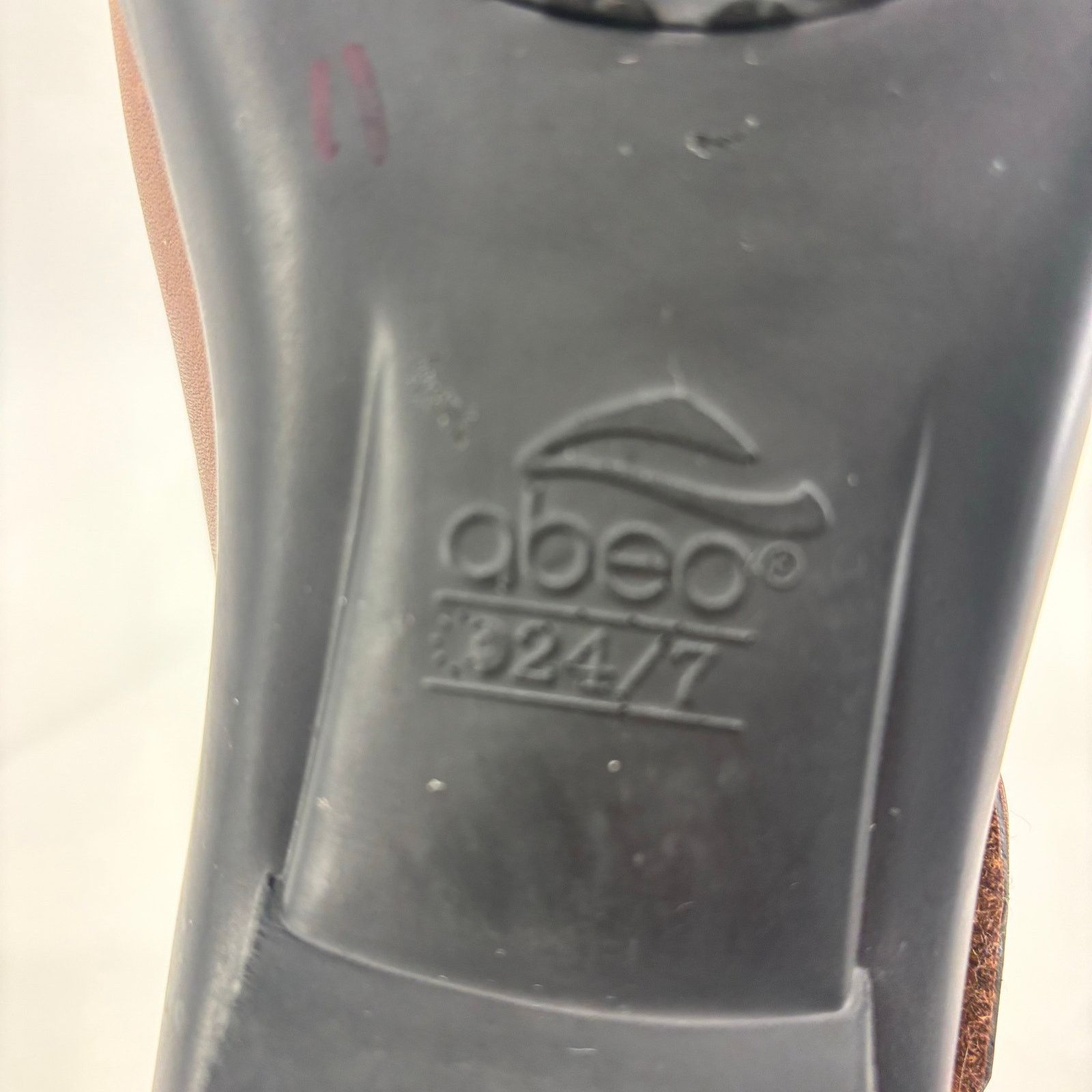 Other Abeo Womens Size 9 Cate Mary Jane Brown Leather Comfort Size US 9 / IT 39 - 6 Thumbnail