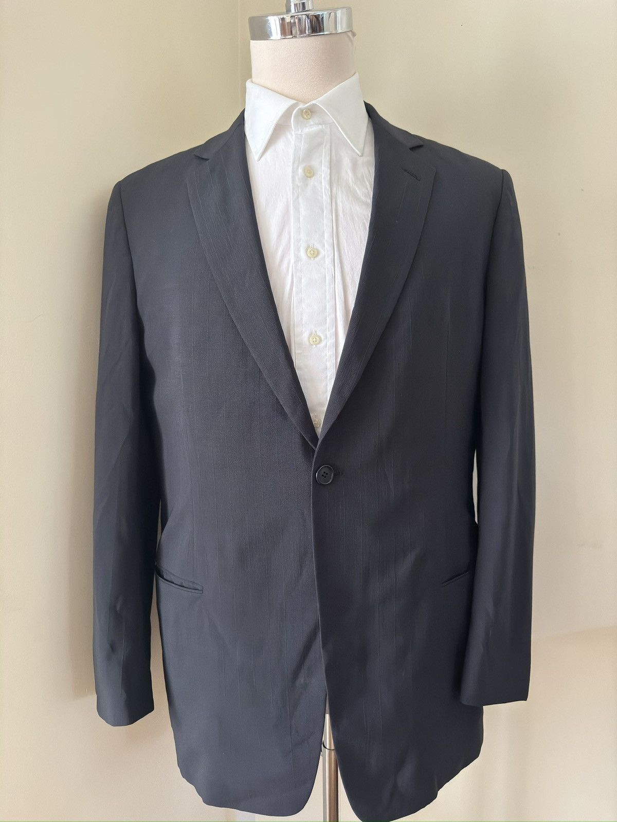 Giorgio Armani GIORGIO ARMANI Black Label Made in Italy 1 Button Jacket 42R Size 42R - 1 Thumbnail