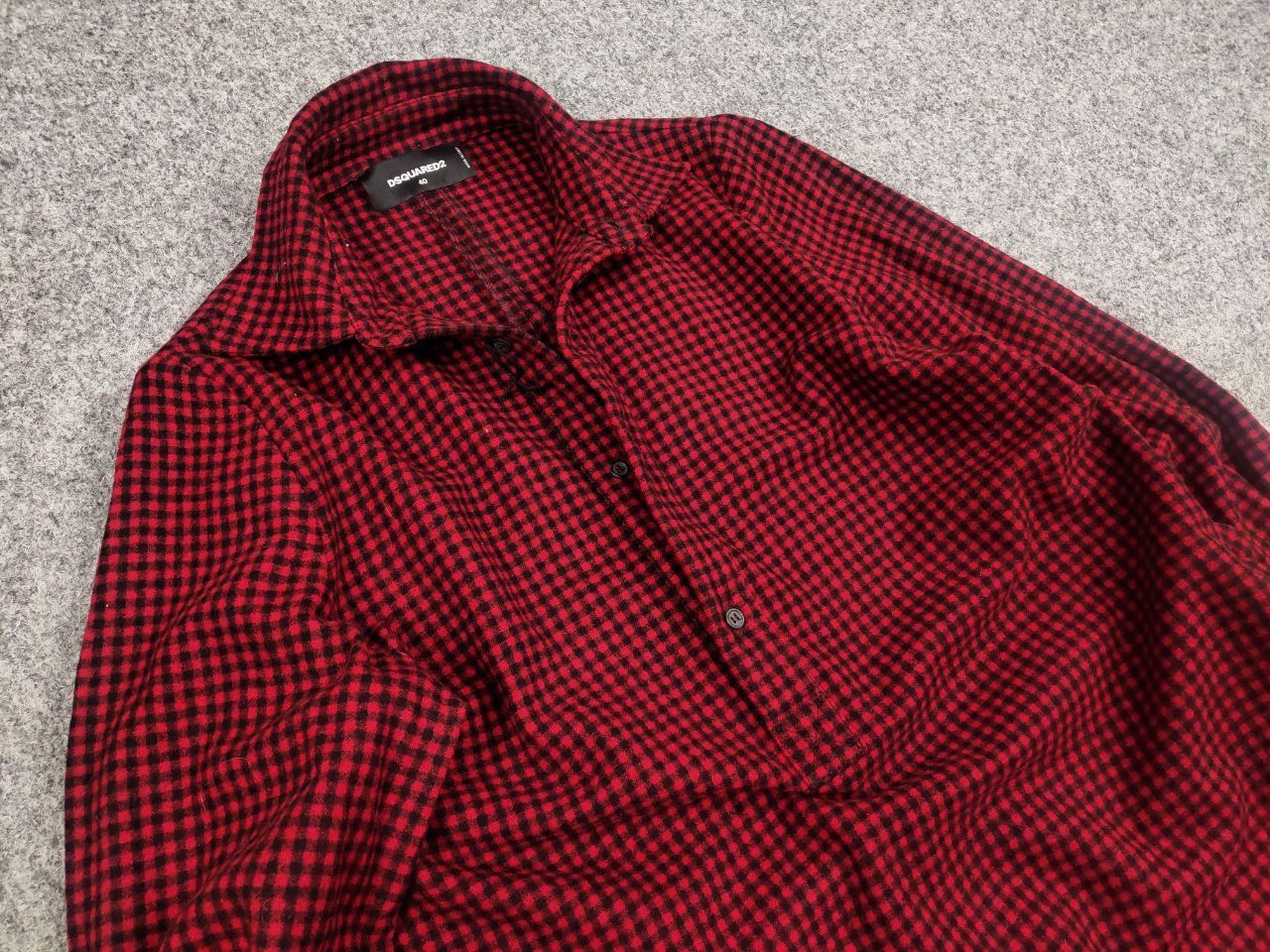 Dsquared2 Dsquared2 authentic Red Checkered Casual Wool Tunic Dress Size S / US 4 / IT 40 - 11 Thumbnail