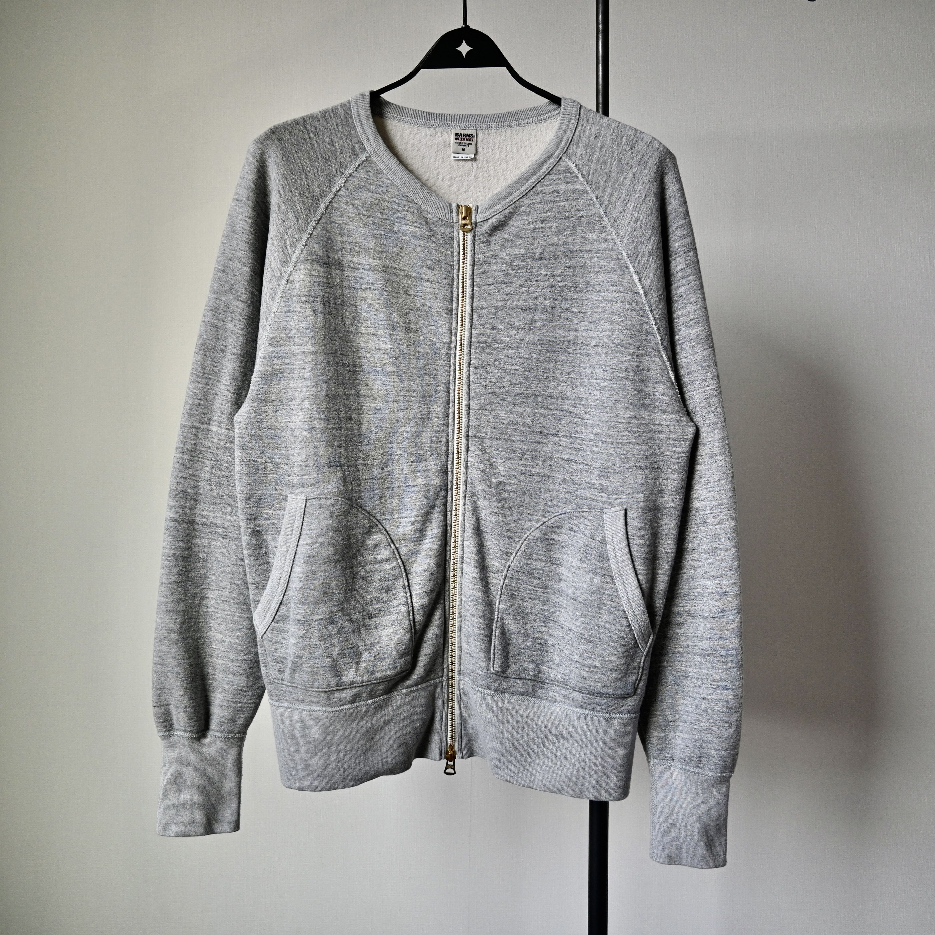 BARNS OUTFITTERS BARNS OUTFITTERS loopwheeled zip sweatshirt, made in Japan Size US M / EU 48-50 / 2 - 1 Thumbnail