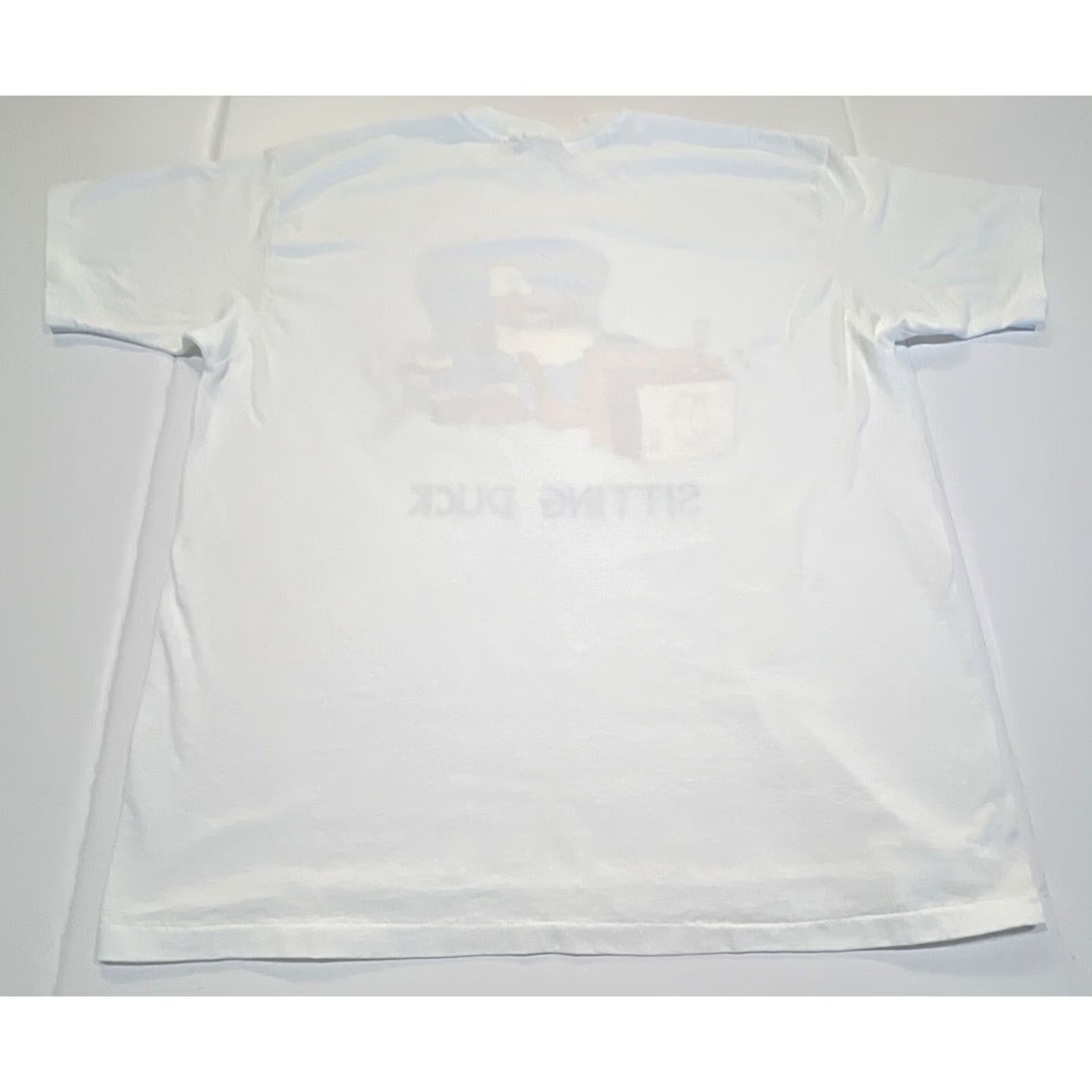 Hanes VINTAGE Sitting Duck T Shirt Men XL Single Stitch Graphic Duck Lite Quackerz Size US XL / EU 56 / 4 - 5 Thumbnail