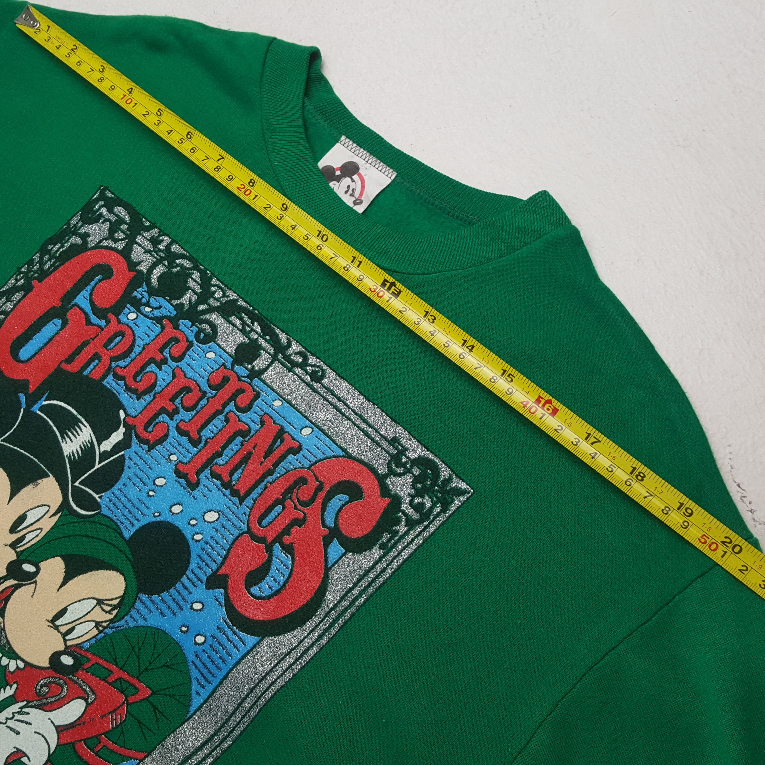 Disney Christmas Mickey Mouse And Minnie Vintage Sweatshirt RR5 Size US L / EU 52-54 / 3 - 7 Thumbnail