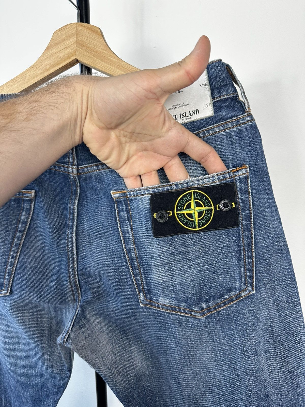 Stone Island Stone Island Distressed Denim Jeans TYPE SL W31 L34 Size US 31 - 4 Thumbnail