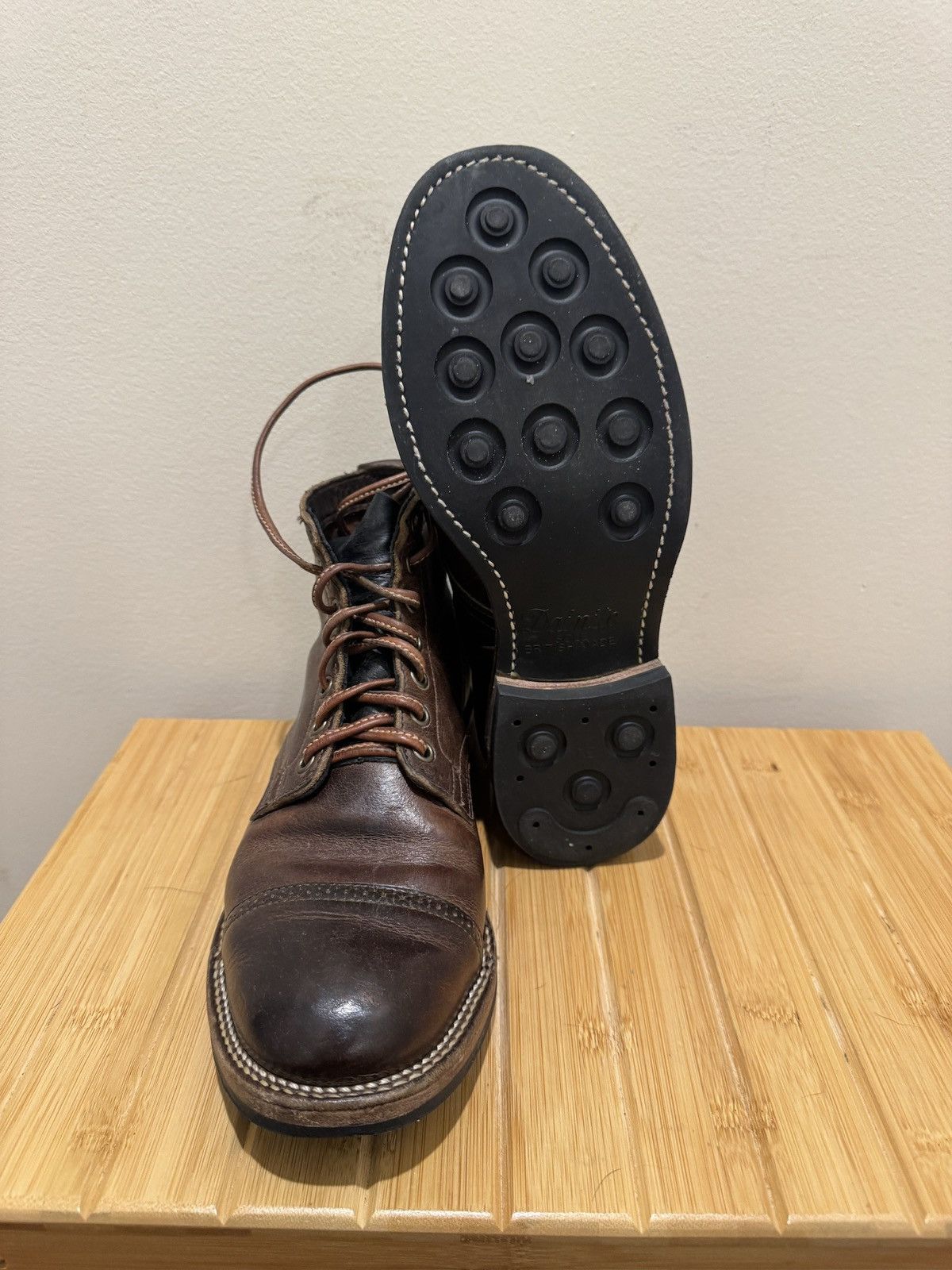 Viberg Viberg 2030 Service Boot Horween Rowdy Dachshund 6E Size US 6 / EU 39 - 7 Thumbnail