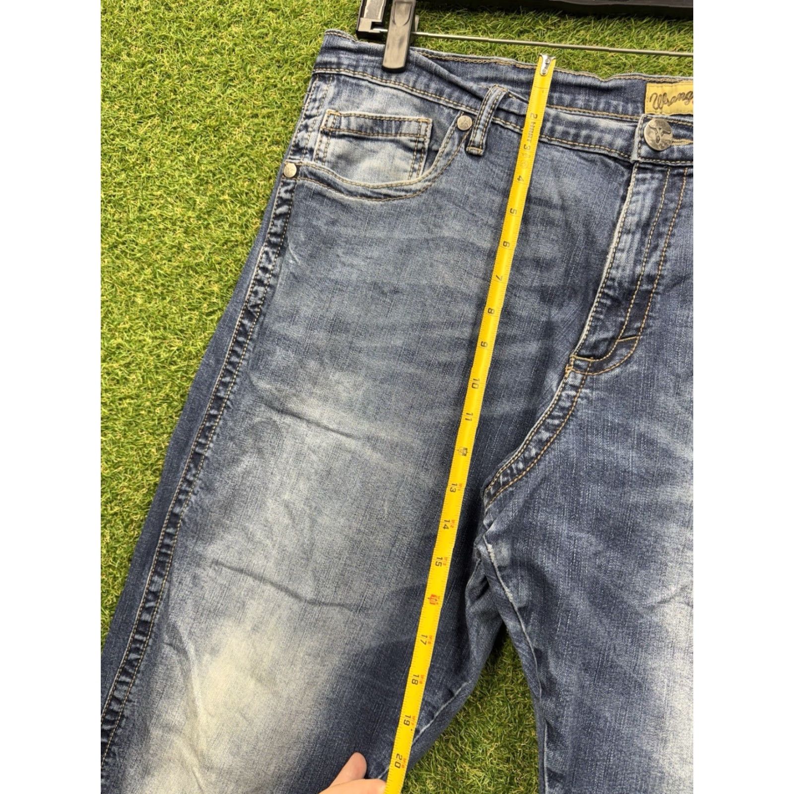 Wrangler VINTAGE Wrangler 20X Jeans Mens 40x30 Blue Style Straight Baggy Denim Pants 5-Pocket Mens Size US 40 / EU 56 - 6 Thumbnail