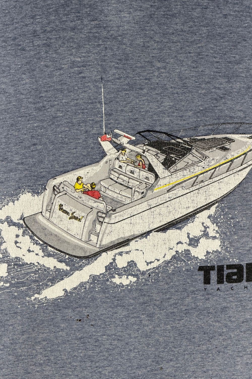 Signal Sport Vintage 90s Tiara Yachts Signal Sports Single Stitch USA Tee Size US M / EU 48-50 / 2 - 8 Thumbnail