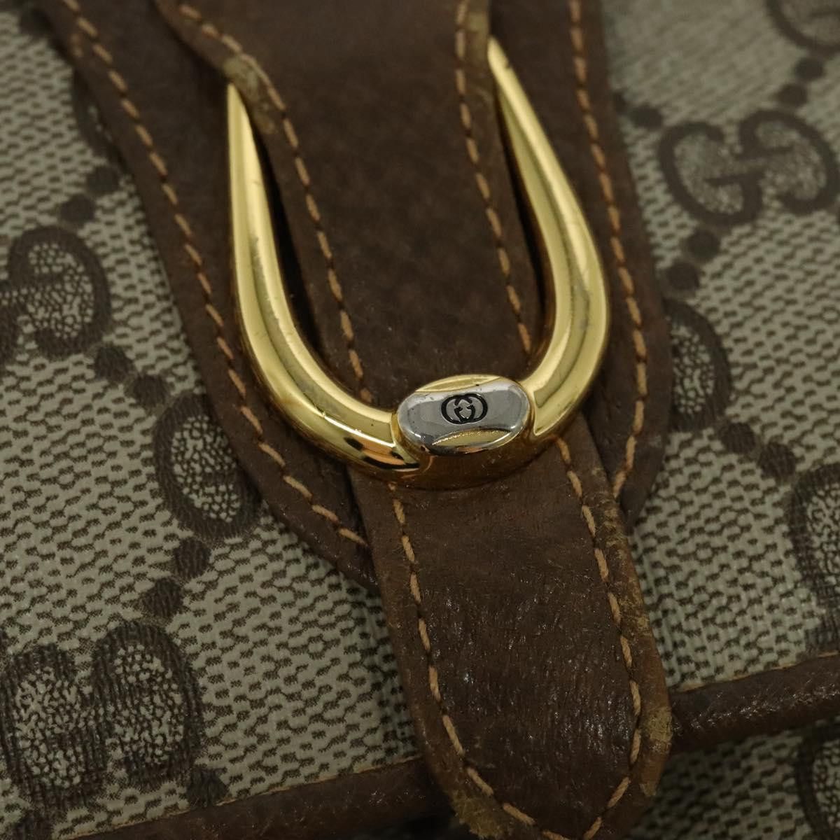 Gucci GUCCI GG Supreme Shoulder Bag Pvc Beige Gold 118 02 050 Size ONE SIZE - 15 Thumbnail