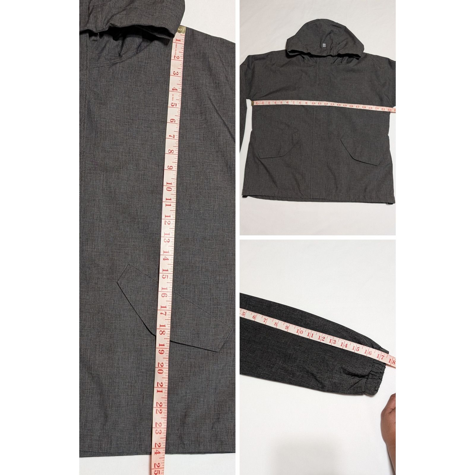 Sweaty Betty Sweaty Betty Cargo Windbreaker Rain Jacket in Gray Color S Size S / US 4 / IT 40 - 8 Thumbnail