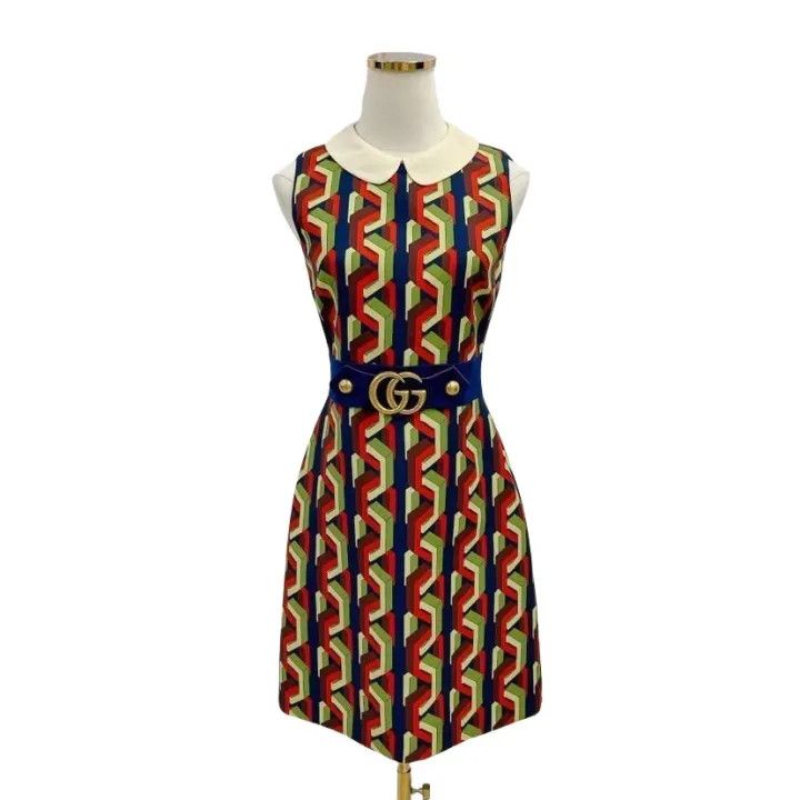 Gucci Gucci Classic Double C Sleeveless Dress Size S / US 4 / IT 40 - 1 Thumbnail
