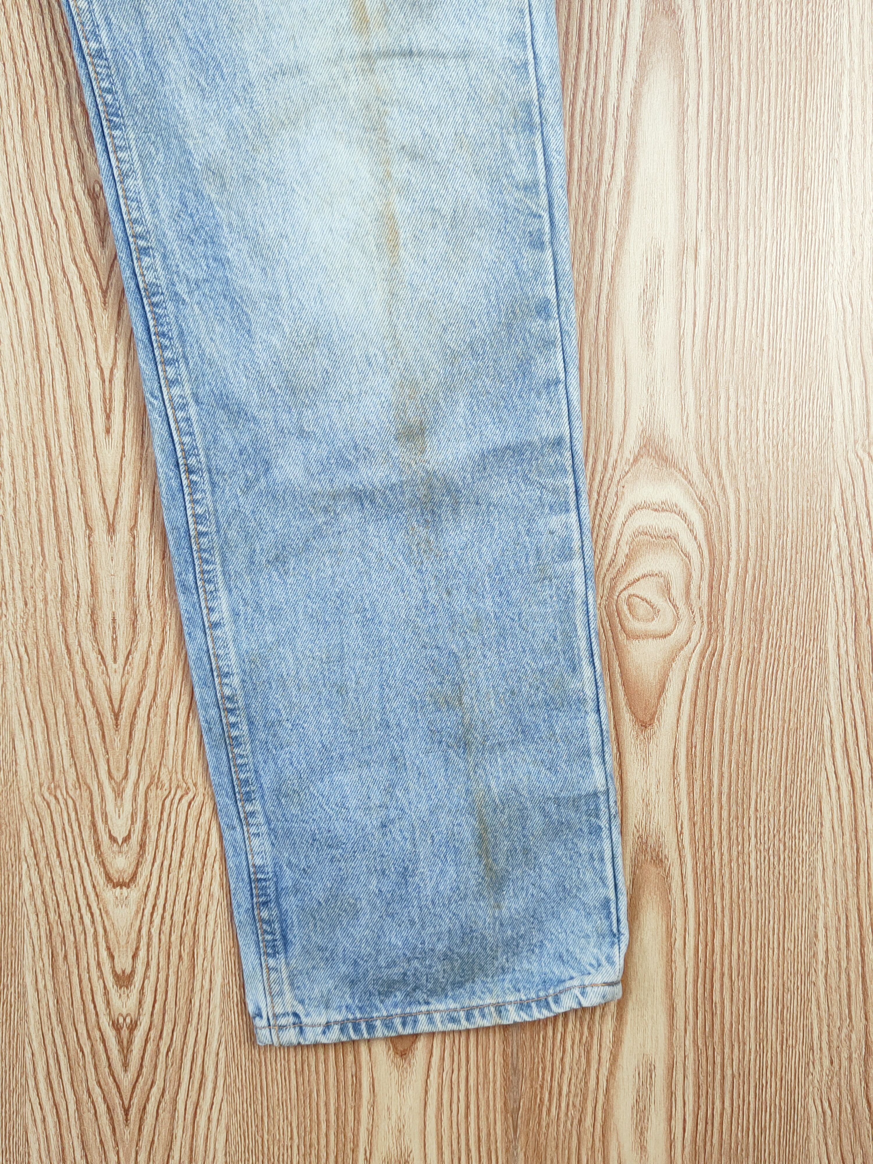 Levi's Levi's Blue Faded vintage Distressed Ripped Jeans #W703 Size US 35 - 6 Thumbnail