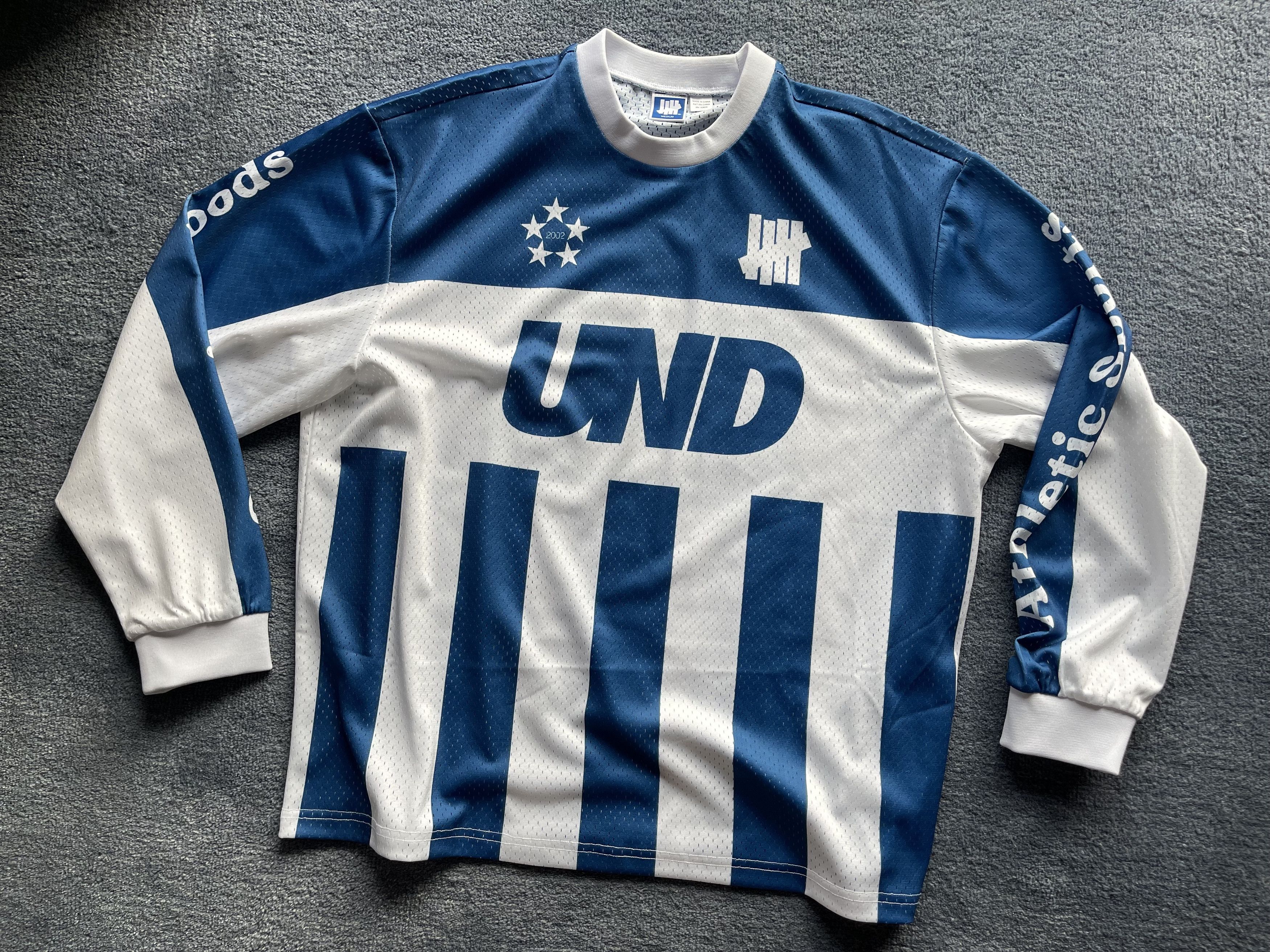 Undefeated Sports Mesh Long Sleeve Jersey Soccer Football