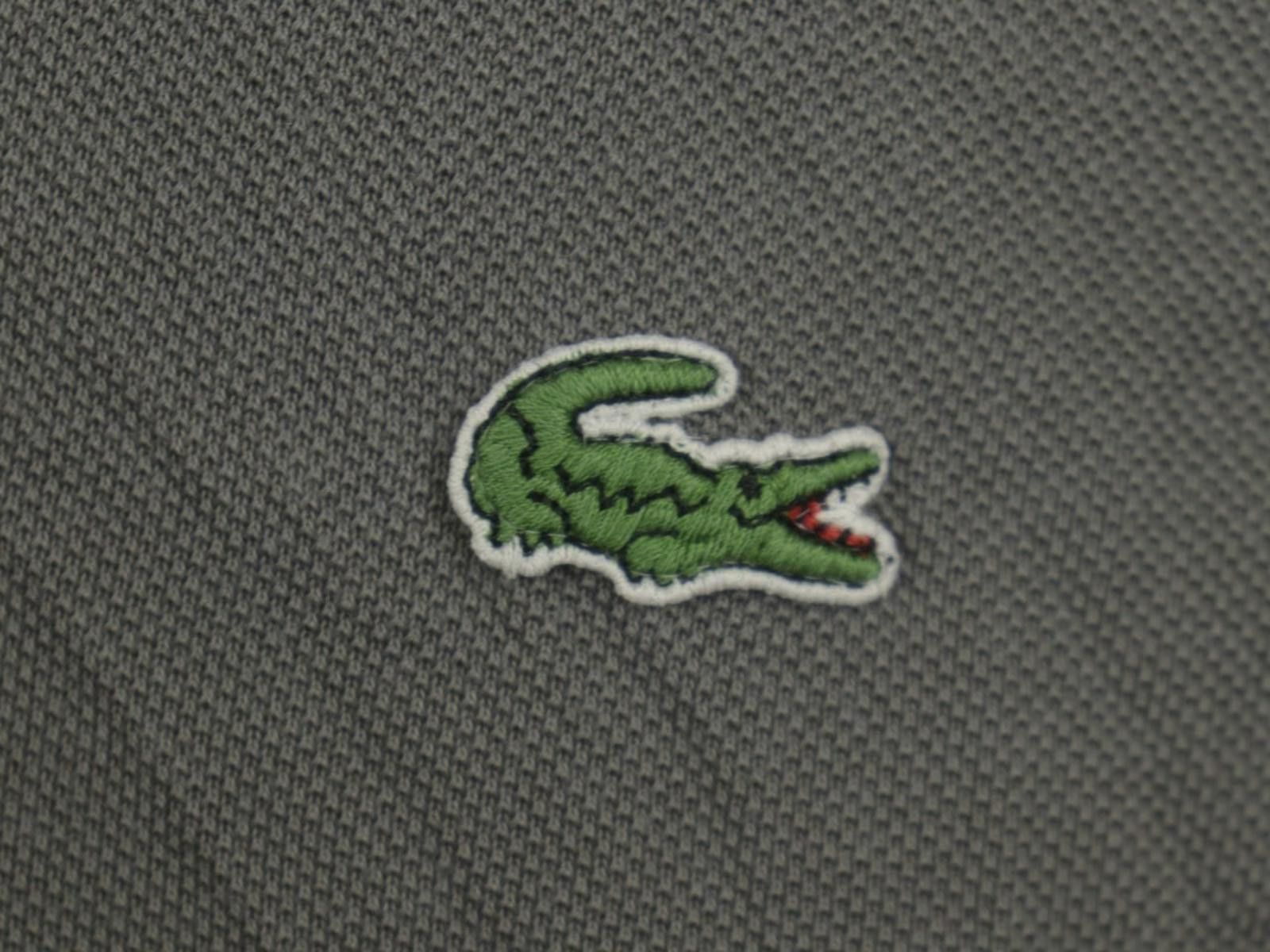 Lacoste Lacoste Gray 100% Cotton Collar Embroidered Shirt Size 6 Size US M / EU 48-50 / 2 - 12 Thumbnail