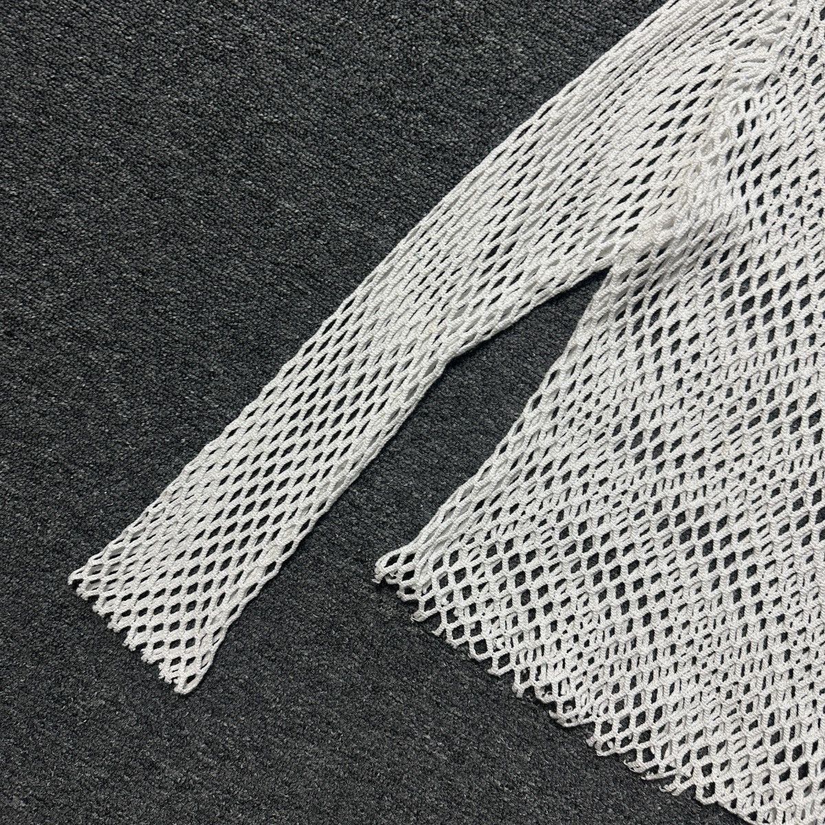 Japanese Brand Vintage Orimono Mesh Long Sleeve Size S / US 4 / IT 40 - 3 Thumbnail