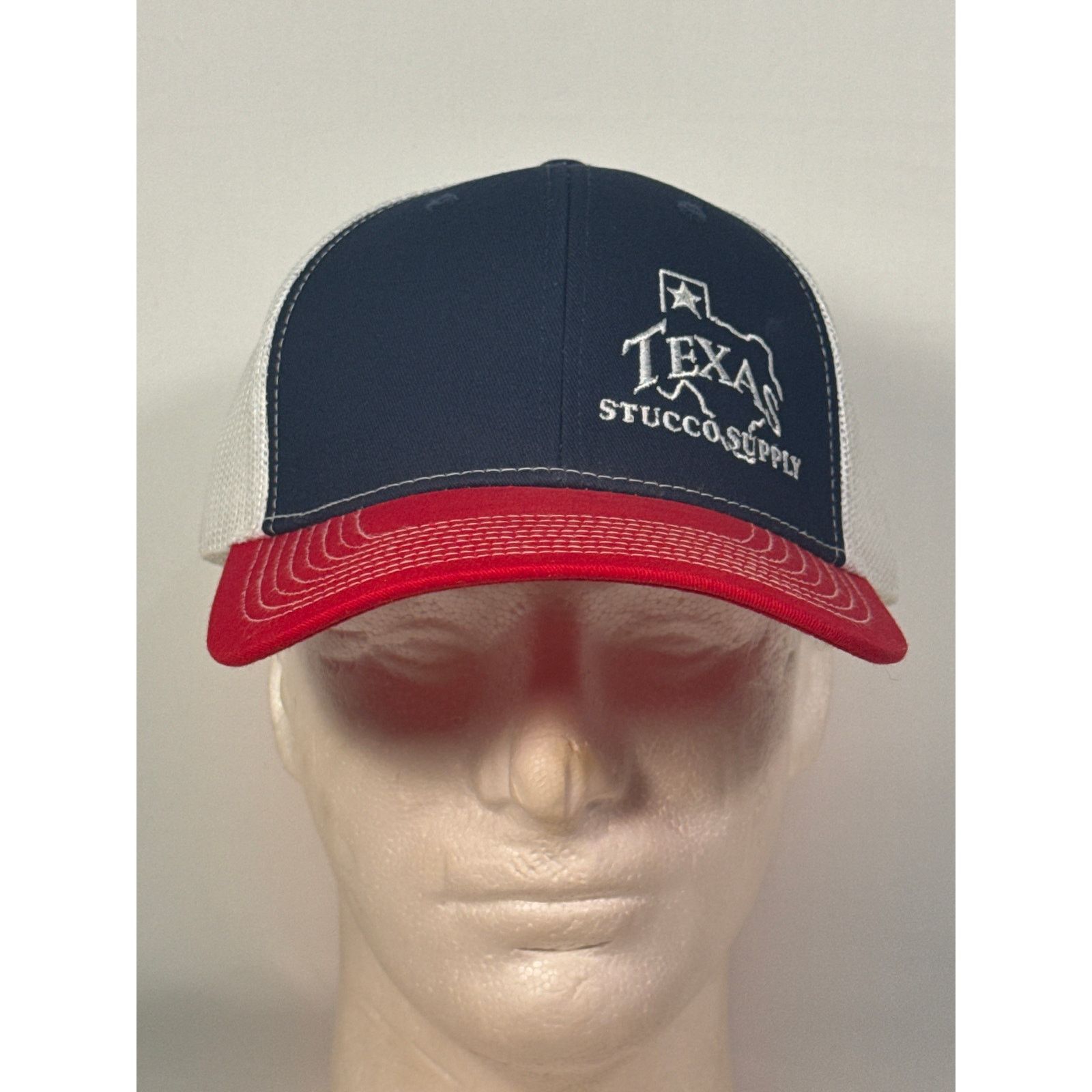 Other Texas Stucco Supply Mesh Trucker Hat - Navy/Red Size ONE SIZE - 1 Thumbnail