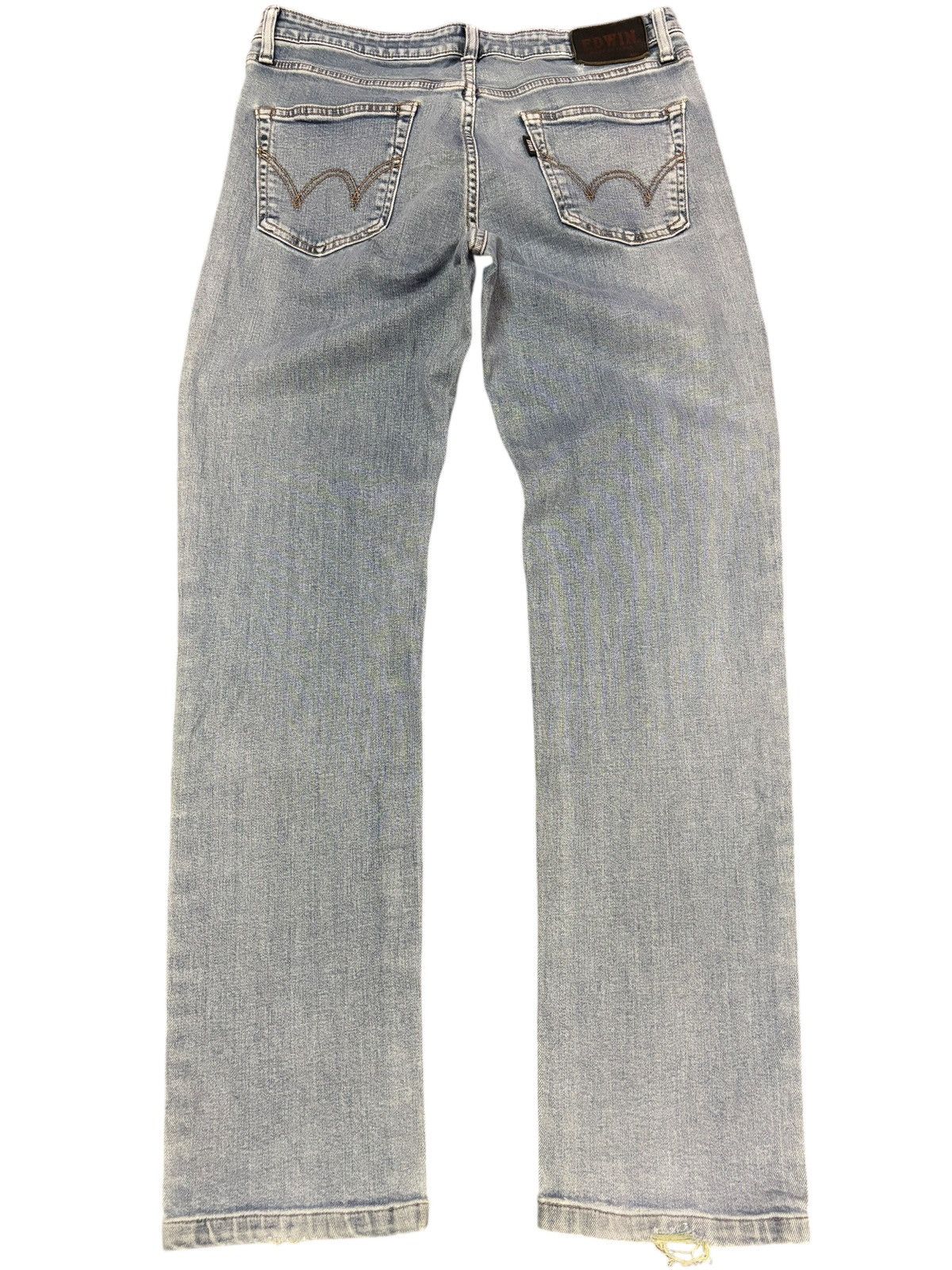 Edwin Vtg Edwin Japan 503 Distressed Jeans Size US 32 / EU 48 - 2 Thumbnail