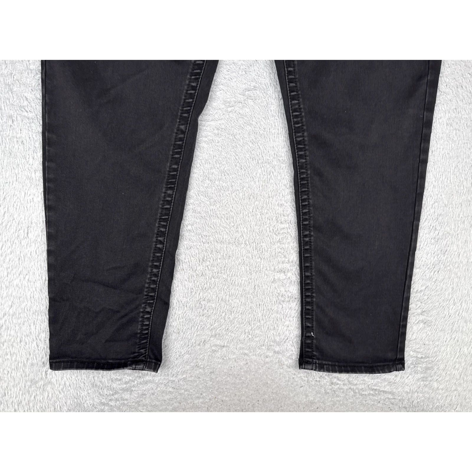 Vintage Seven7 Jeans Skinny Fit Womens 40x29 Black Denim Five Pocket Zip Plus Size 5-Pocket Design Charcoal Wash Denim Pants Stretch Size 42" / US 20 - 2 Thumbnail