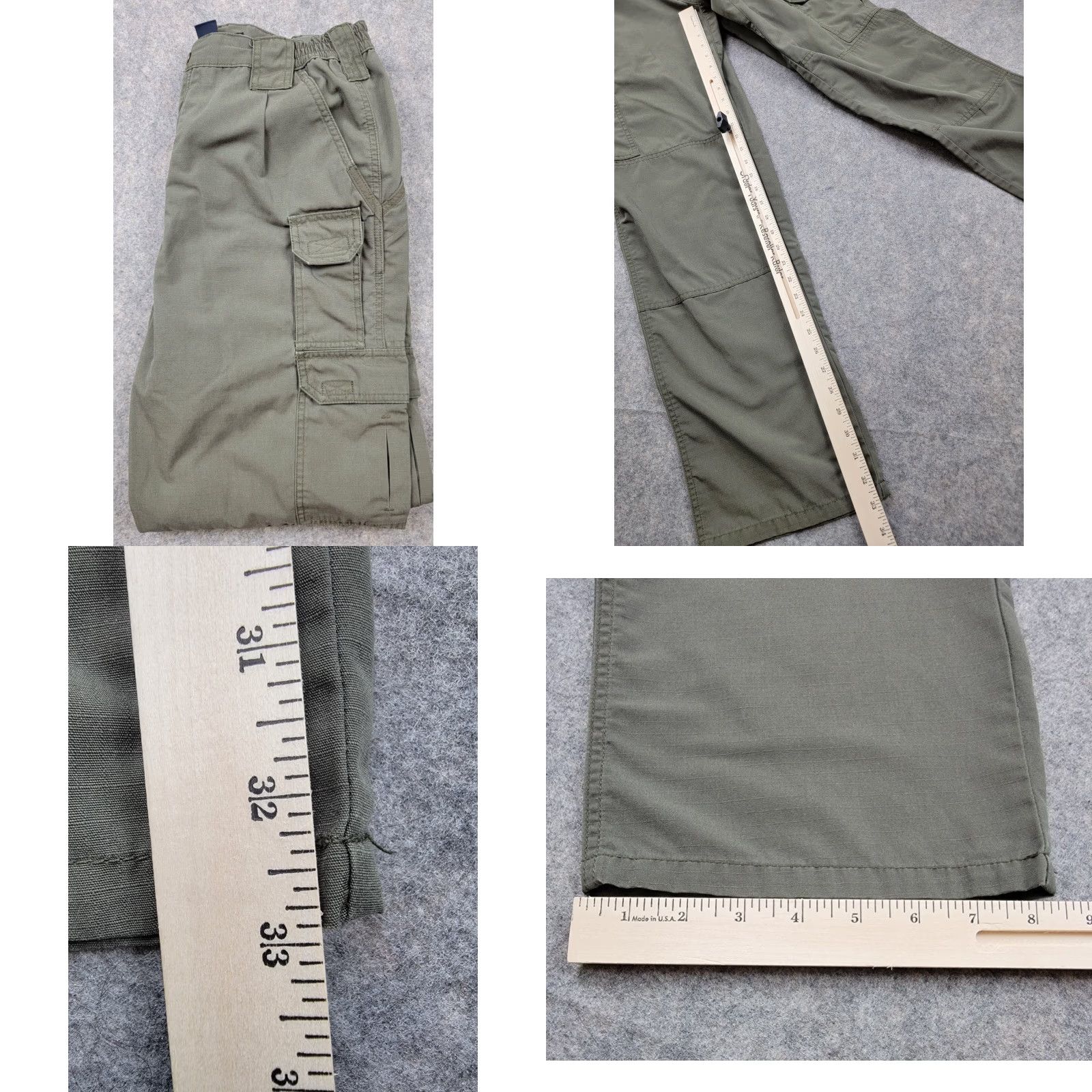 Vintage 5.11 Pants Mens 34x34 Green Taclite Pro Ripstop Regular Cargo Pocket Straight 34x34 USA Army 5.11 Tactical Mens Pants Size US 34 / EU 50 - 9 Thumbnail