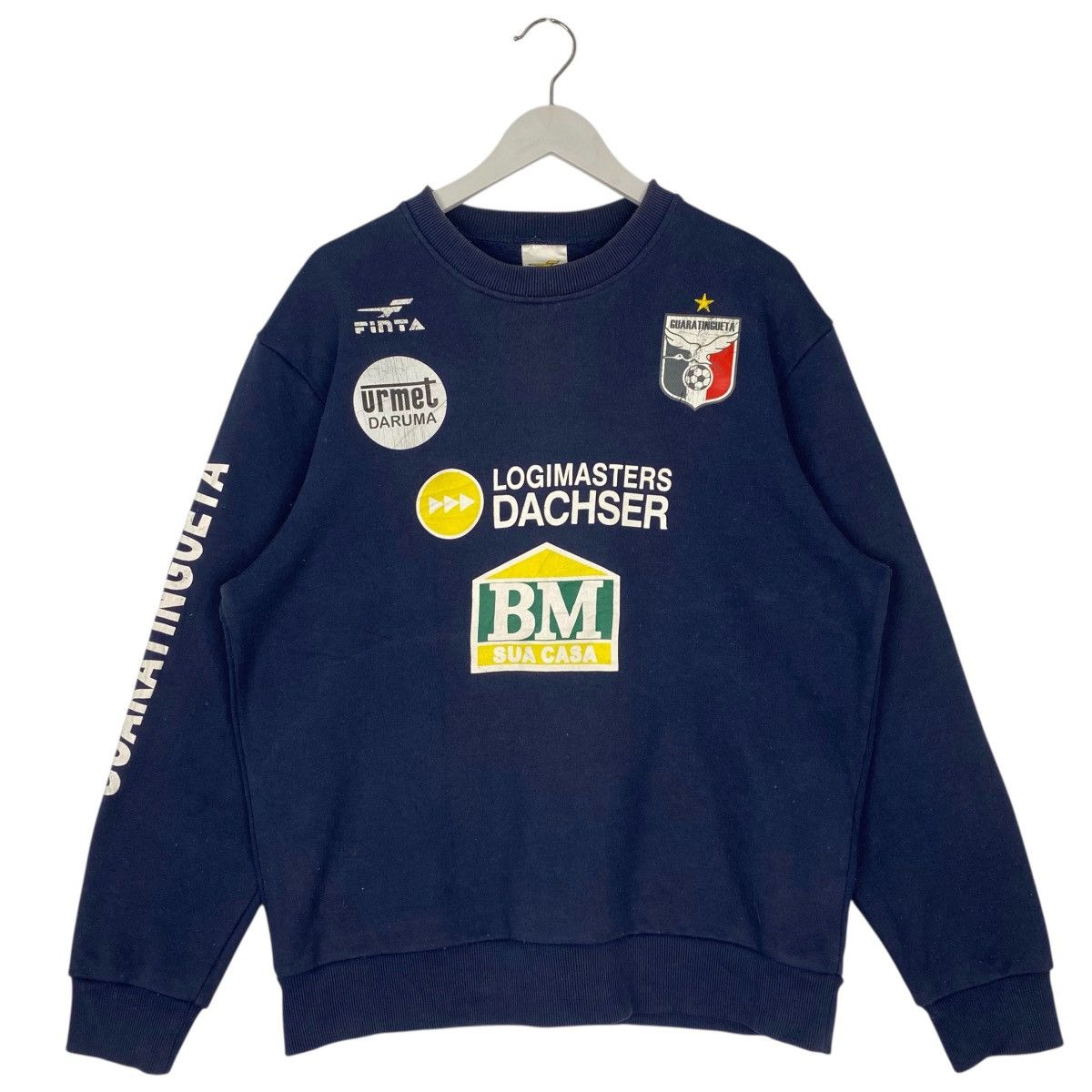 Other Vintage Finta Sweatshirt Crewneck Navy Blue Big Logo Size US M / EU 48-50 / 2 - 1 Thumbnail