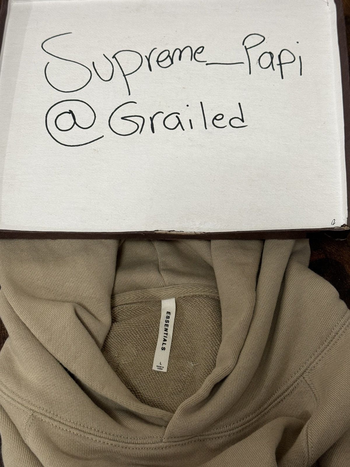 FOG 🔥FOG Fear of God OG Essentials Sleeveless Hoodie Tan SZ LRG Size US L / EU 52-54 / 3 - 11 Thumbnail