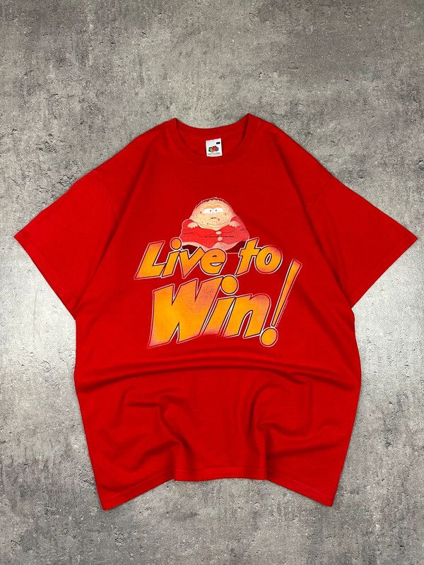 Fruit Of The Loom Tee live to win license 1985 fotl chimera central south park | Grailed