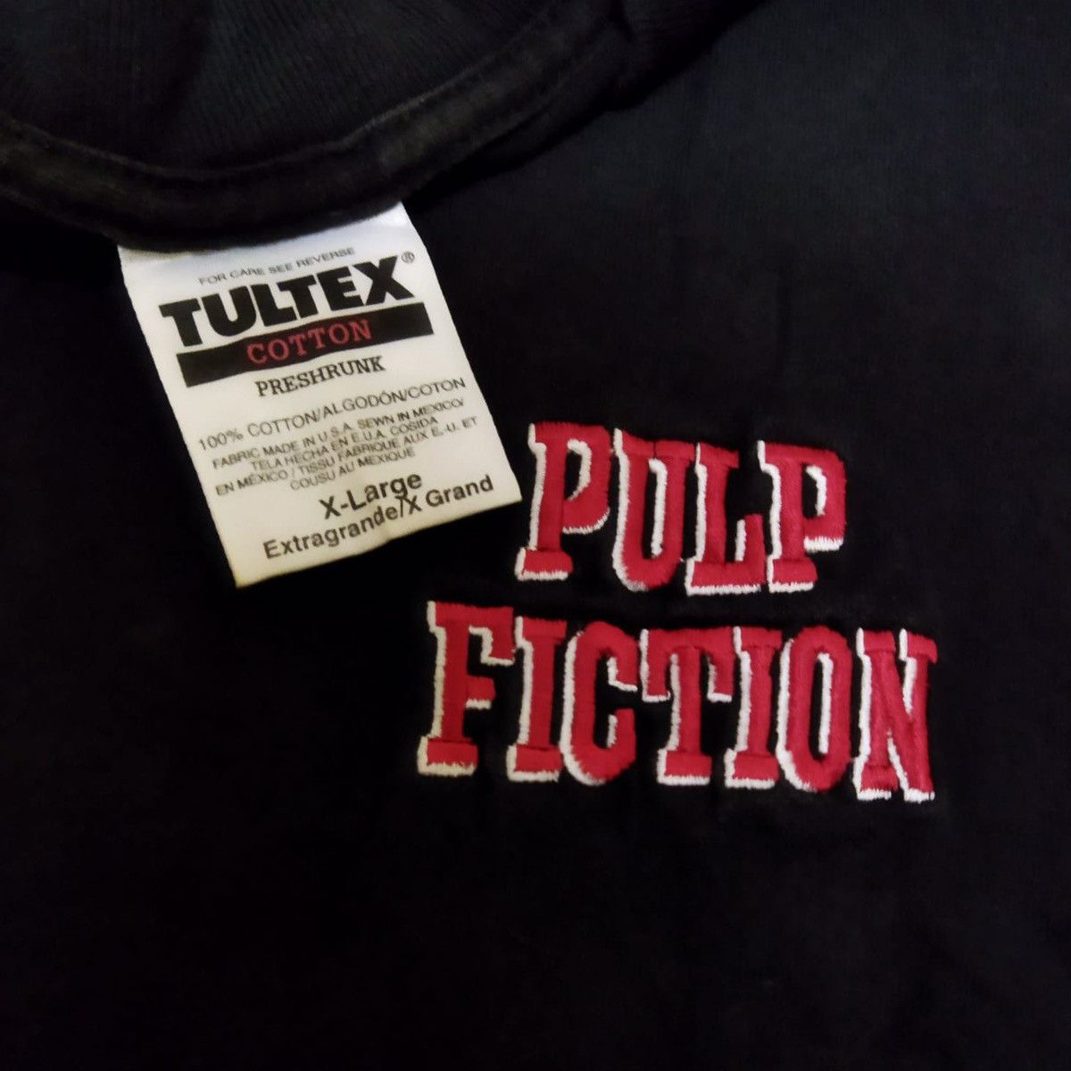 Vintage Vintage 90s Pulp Fiction Tee Size US XL / EU 56 / 4 - 3 Thumbnail