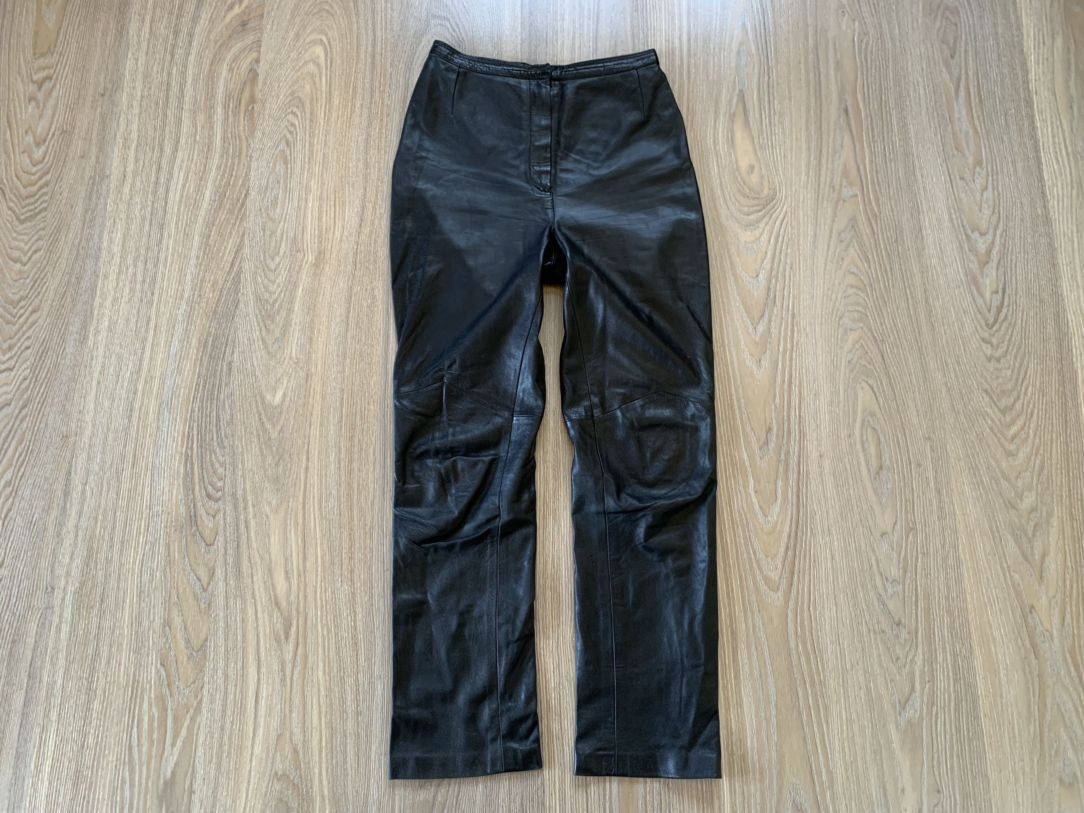Designer × Leather Women's Ukrainian Designer Leather Pants Size 26" / US 2 / IT 38 - 2 Thumbnail