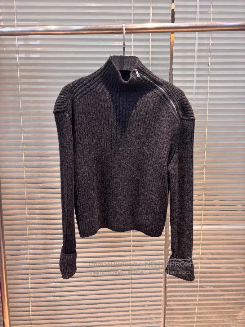 Hermes Hermes Dark Gray Wool High-neck Sweater Size XS / US 0-2 / IT 36-38 - 2 Thumbnail