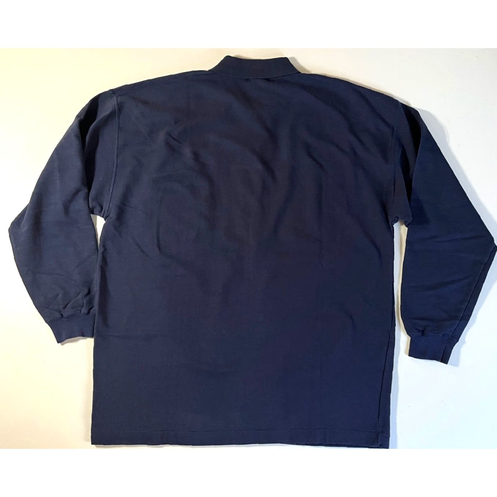 Gap VINTAGE Gap Men's Long Sleeve Polo Shirt Navy M Relaxed Fit Polo Shirt Mens Navy Gap Vintage Size M Regular Fit All Seasons Cotton Casual Shirt Size US M / EU 48-50 / 2 - 5 Thumbnail