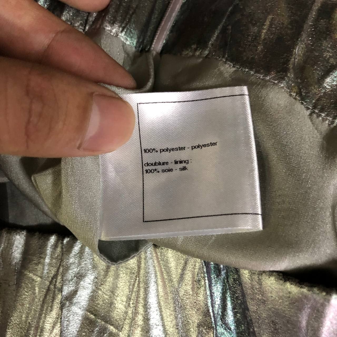 Chanel Chanel Archive 1986-88 Metallic skirt Size 28" / US 6 / IT 42 - 9 Thumbnail