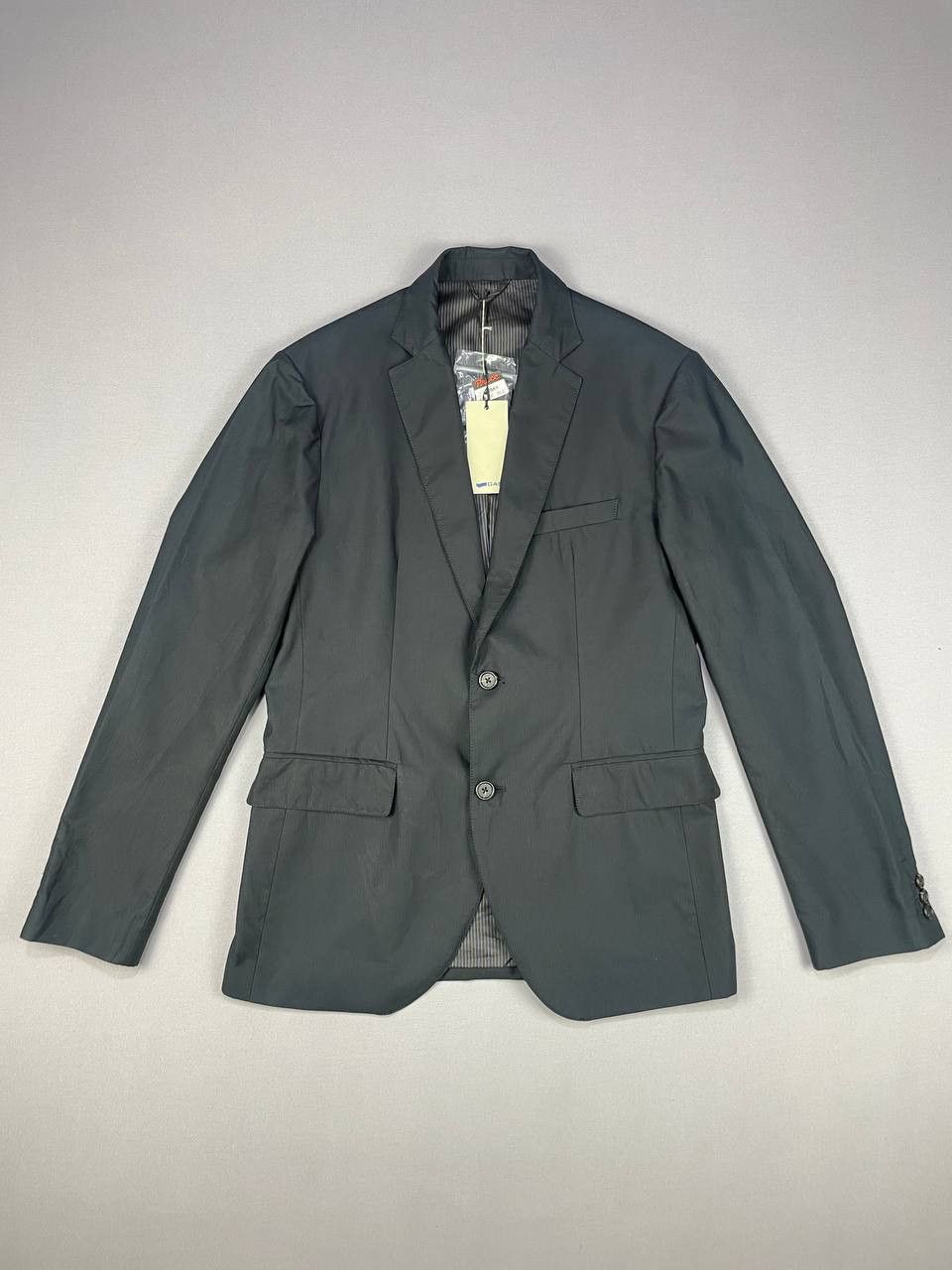 GAS GAS ITALY BLACK COTTON BLAZERS Size 38L - 6 Thumbnail