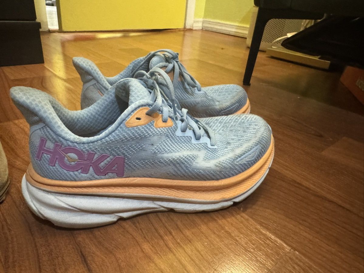 Hoka Size 7 - Hoka One One Clifton 9 Airy Blue Size US 7 / IT 37 - 1 Thumbnail