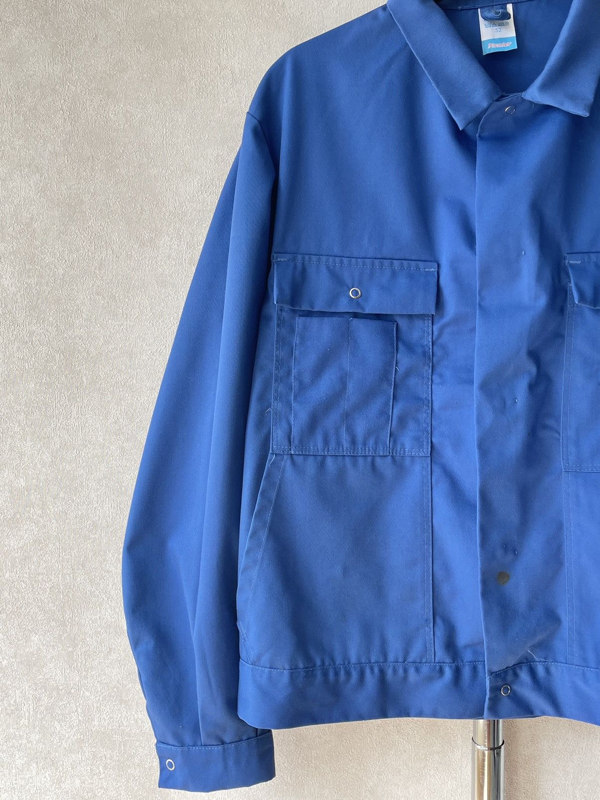 Le Laboureur Vintage 70s French Sanfor Chore Work Jacket Button Up Size US L / EU 52-54 / 3 - 2 Thumbnail
