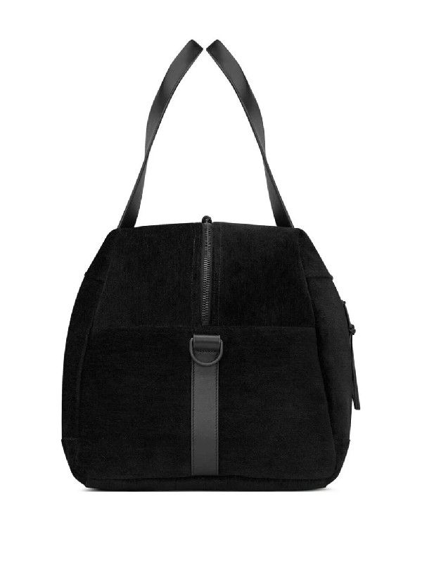Saint Laurent Paris o1bcso1str1225 Size: OS/ Duffle In Jacquard in Black Size ONE SIZE - 4 Thumbnail