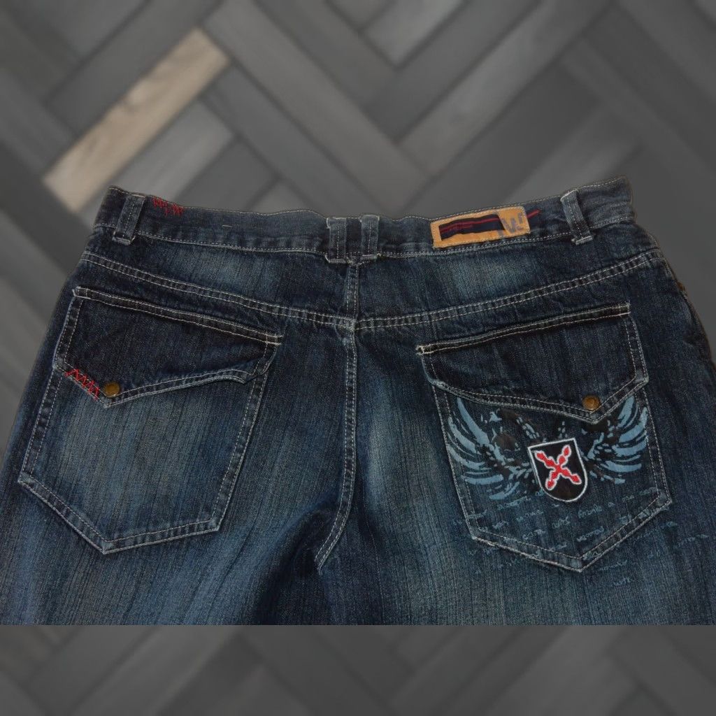 Denime VINTAGE Willie Esco Men's Jeans Size 40x35 Straight Fit Blue Denim 80s Size US 40 / EU 56 - 1 Thumbnail