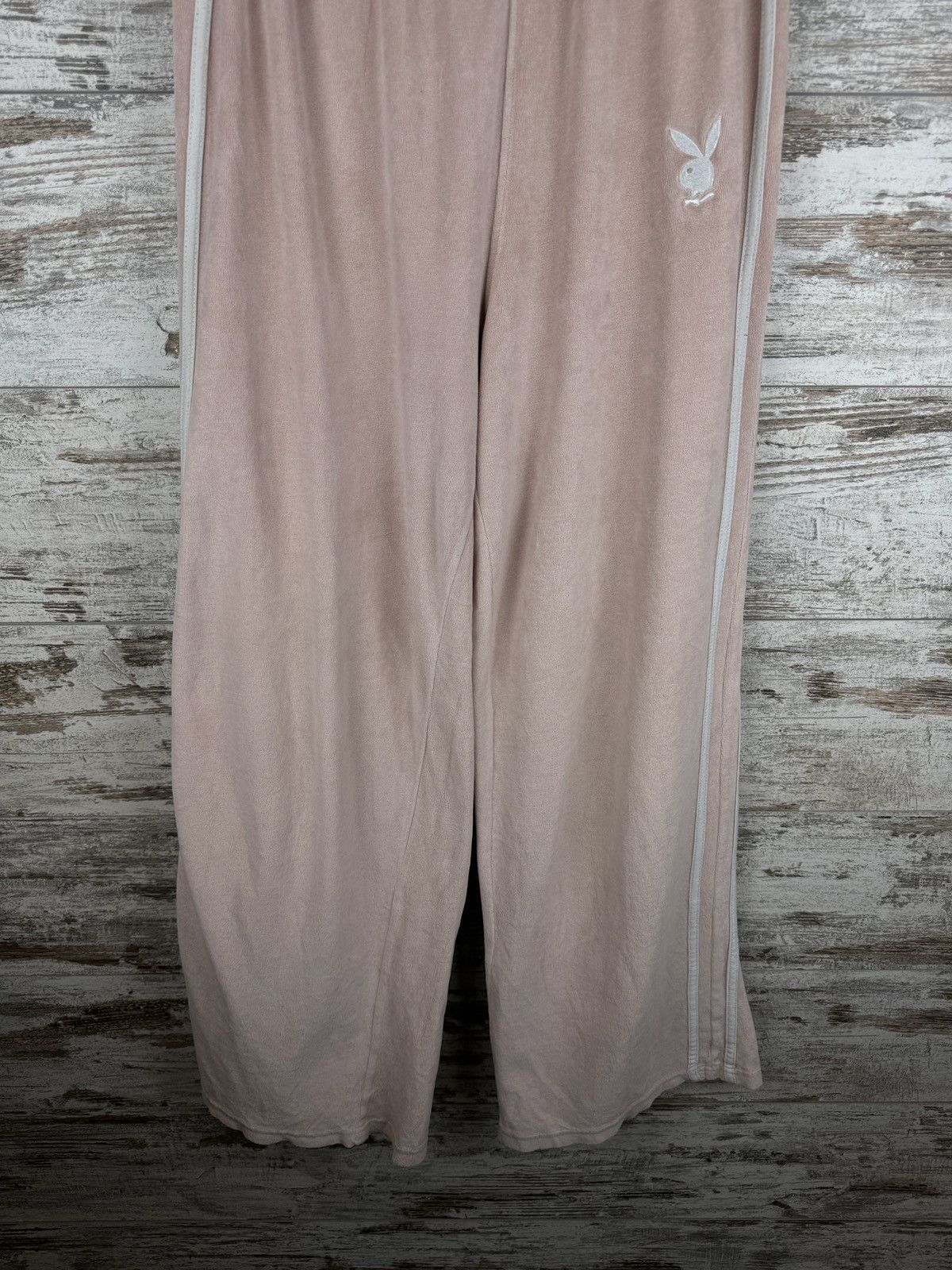 Playboy Women’s Playboy Pink pants velvet corduroy y2k big logo Size 34" / US 12 / IT 48 - 4 Thumbnail