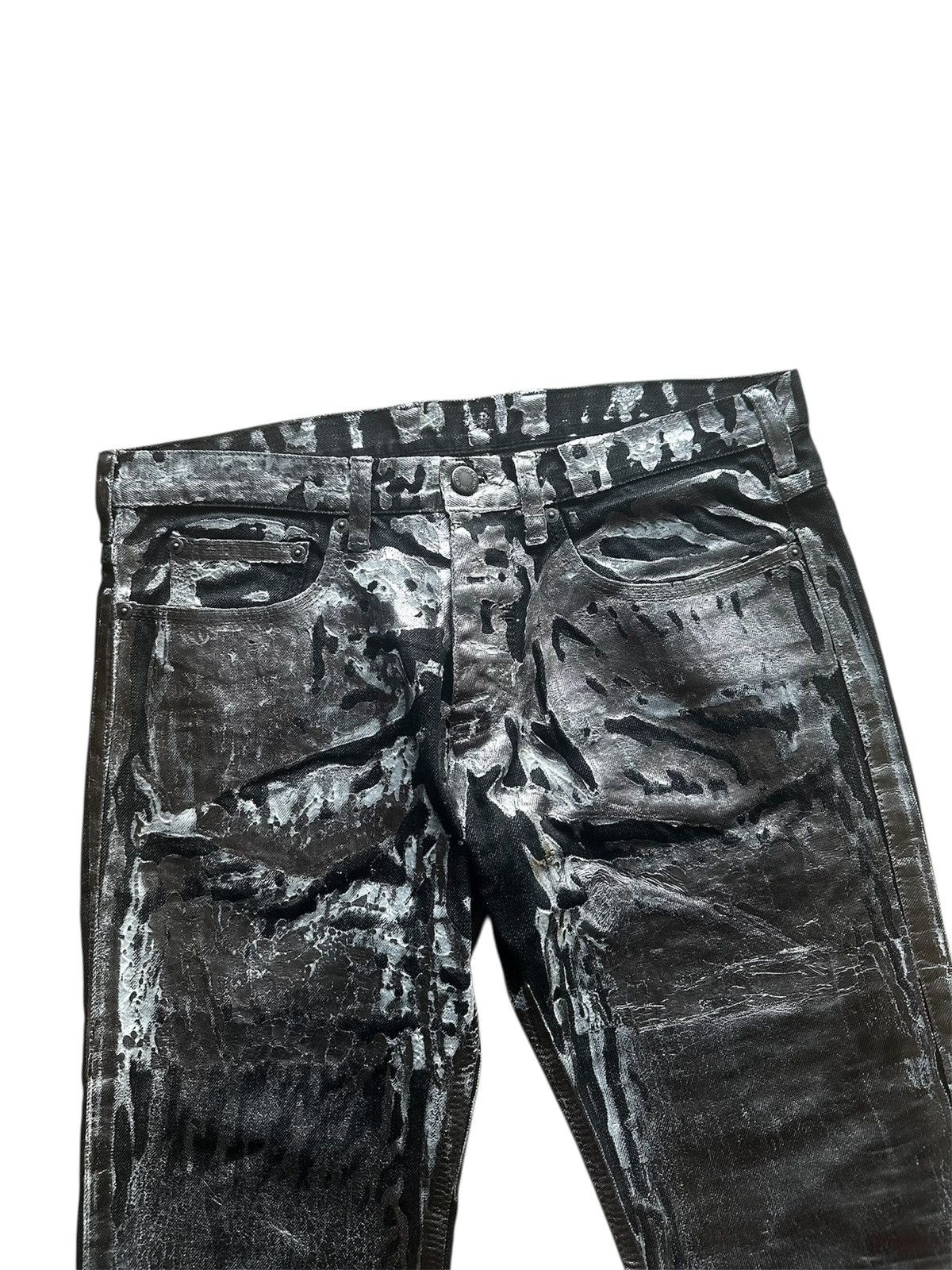 Neil Barrett Neil Barret 2005 Waxed Denim Size US 30 / EU 46 - 8 Thumbnail