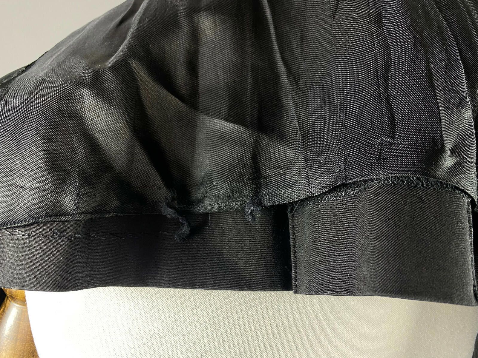 Pink Floyd Pinko Black Cotton Double Breasted Coat Size US 4 GB 8 IT 40 Size S / US 4 / IT 40 - 12 Thumbnail