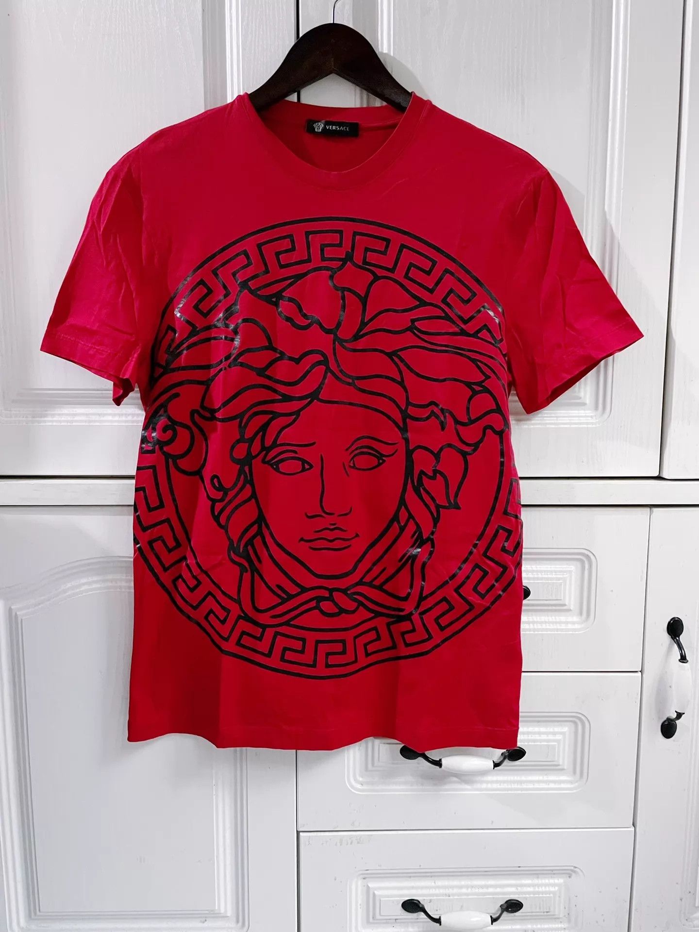 Versace Versace Medusa Swirl Graffiti Runway Short Tee XS Size US XS / EU 42 / 0 - 1 Thumbnail