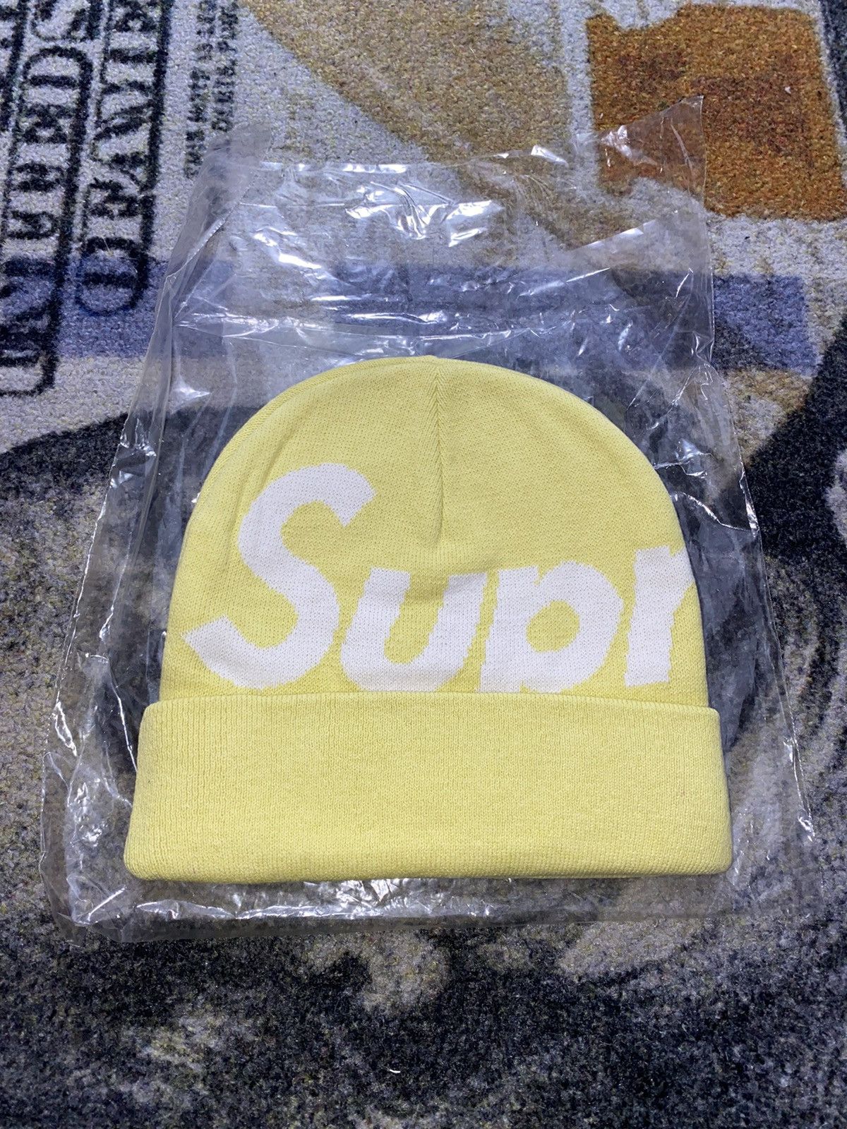 Supreme Big Logo Beanie | Grailed