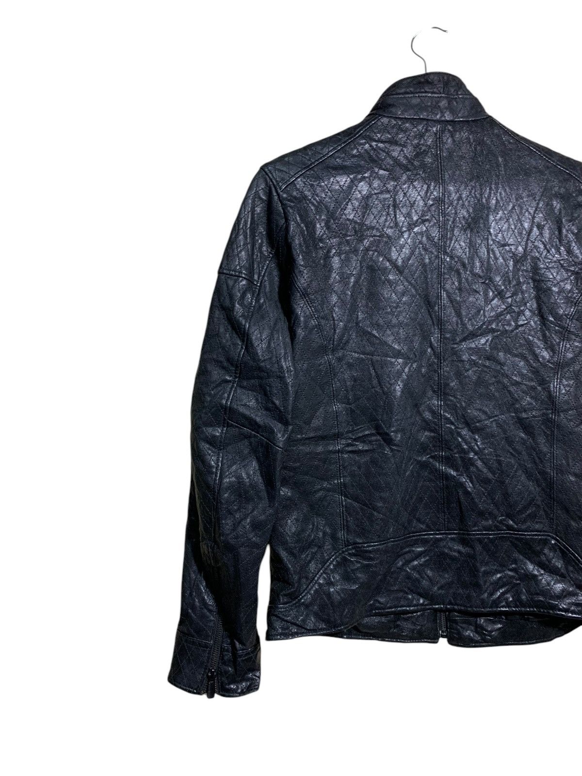Renoma 🔥RENOMA HOMME BLACK LEATHER BIKERS JACKET Size US M / EU 48-50 / 2 - 5 Thumbnail