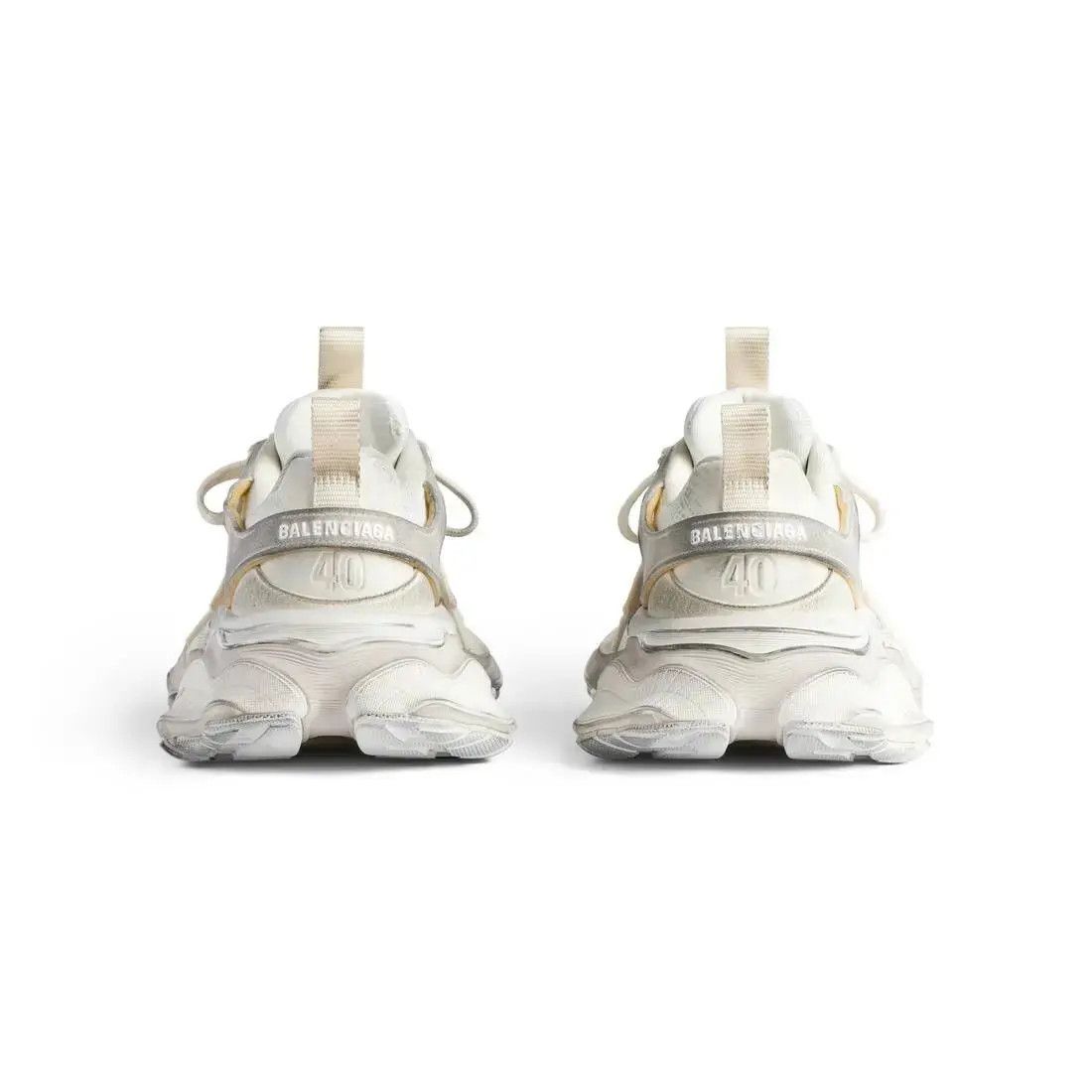 Balenciaga o1tr1nto0525 Cargo Sneakers in Beige/White Size US 12 / EU 45 - 5 Thumbnail